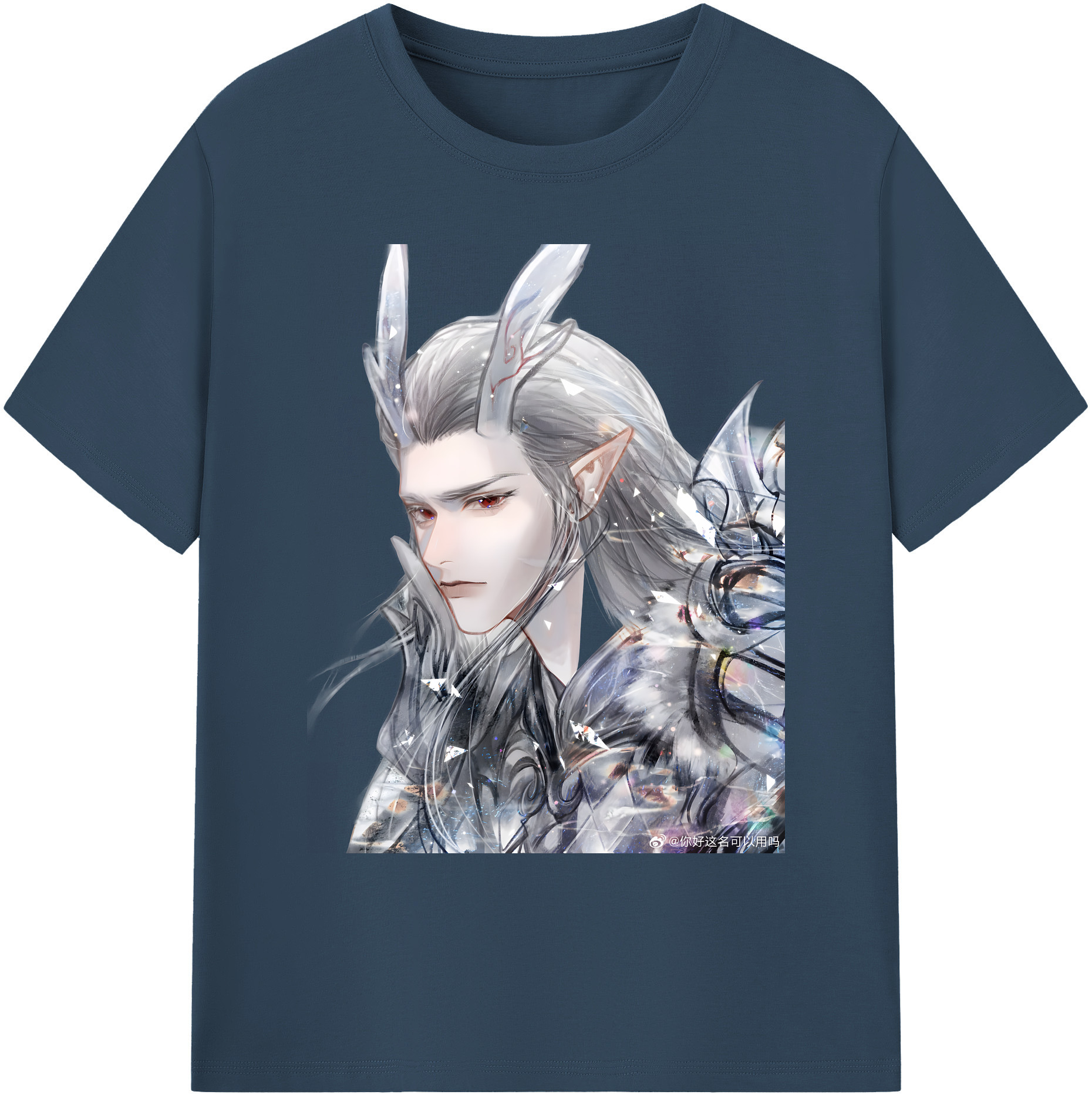 （画像用） Ne Zha 2 ナタ 魔童の大暴れ 綿100％ メンズ半袖Tシャツ｜肌触りやわらか＆通気性
