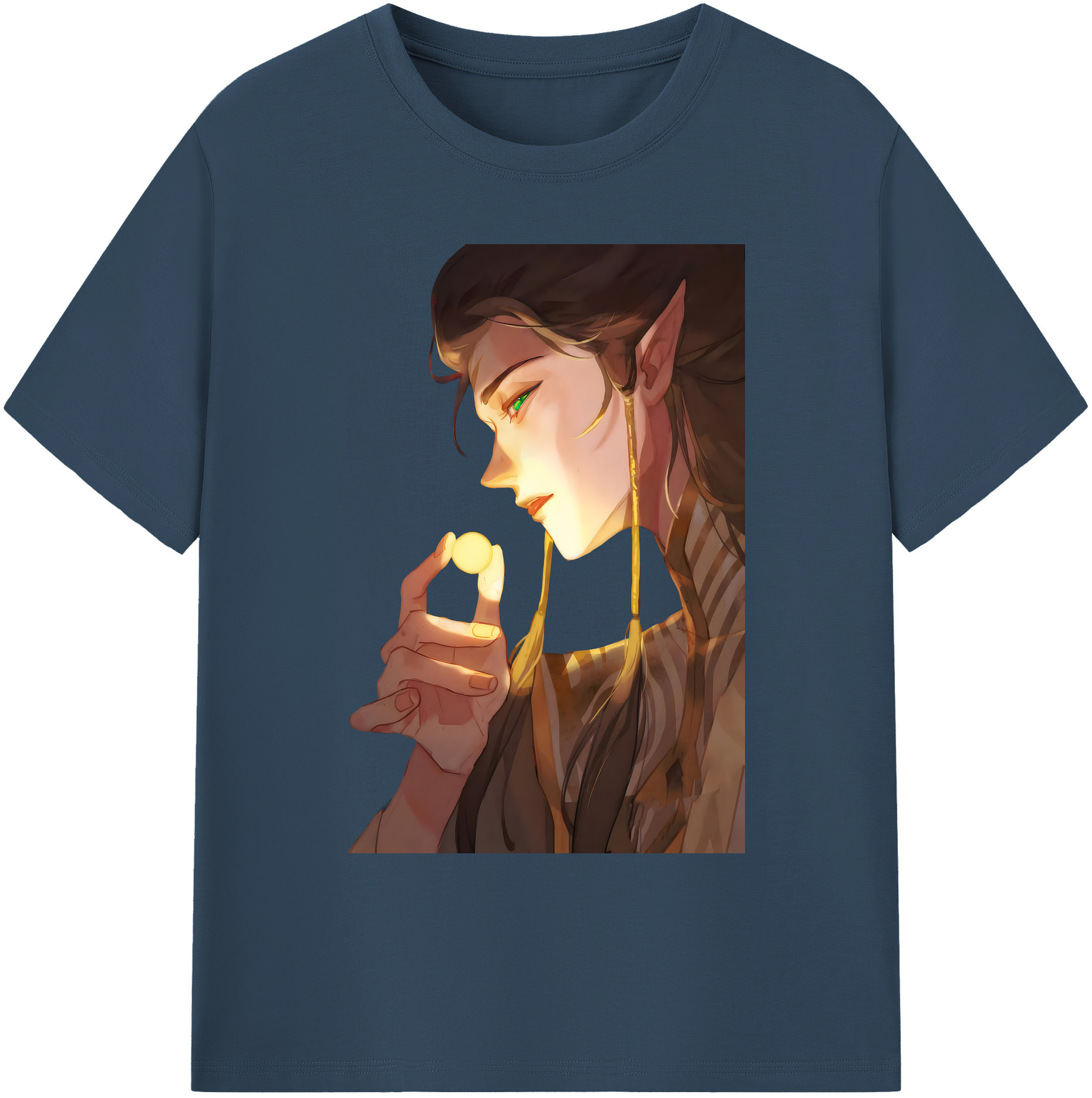 （画像用） Ne Zha 2 ナタ 魔童の大暴れ 綿100％ メンズ半袖Tシャツ｜肌触りやわらか＆通気性