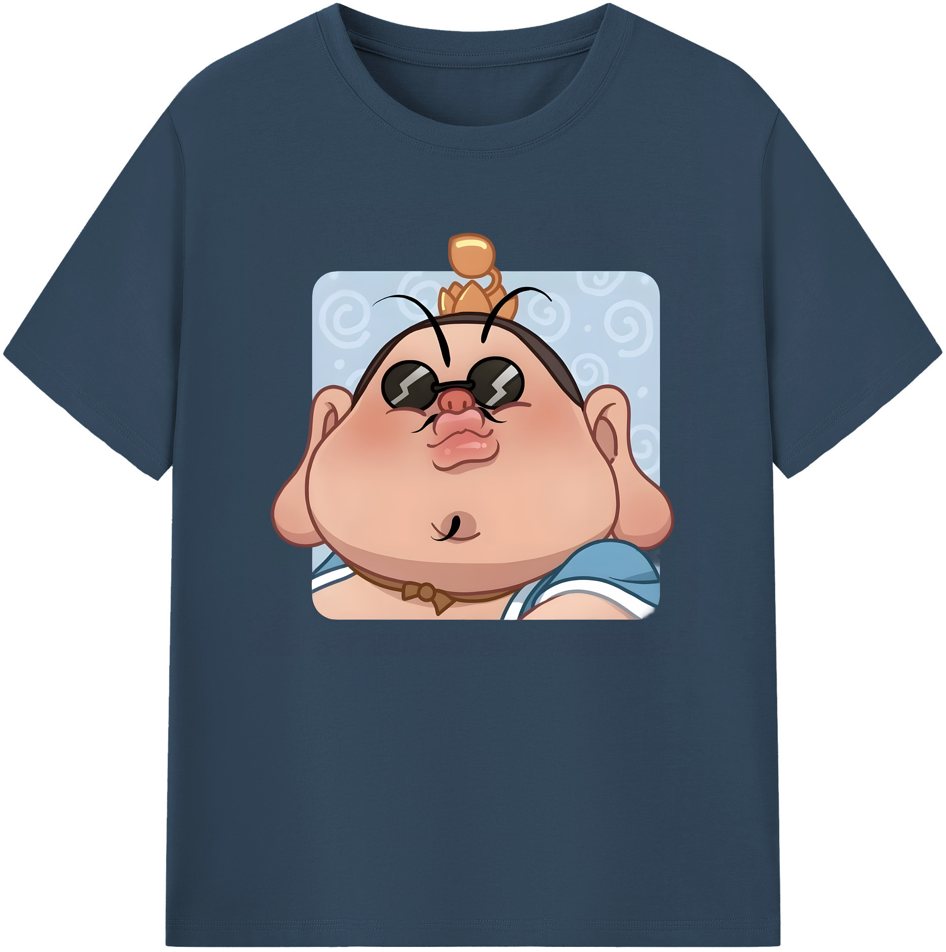 （画像用） Ne Zha 2 ナタ 魔童の大暴れ 綿100％ メンズ半袖Tシャツ｜肌触りやわらか＆通気性