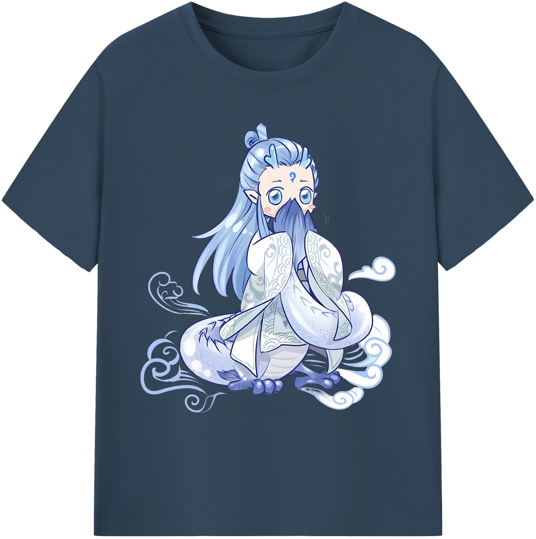 （画像用） Ne Zha 2 ナタ 魔童の大暴れ 綿100％ メンズ半袖Tシャツ｜肌触りやわらか＆通気性