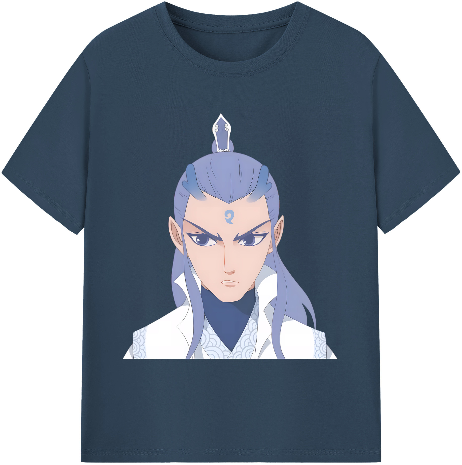（画像用） Ne Zha 2 ナタ 魔童の大暴れ 綿100％ メンズ半袖Tシャツ｜肌触りやわらか＆通気性