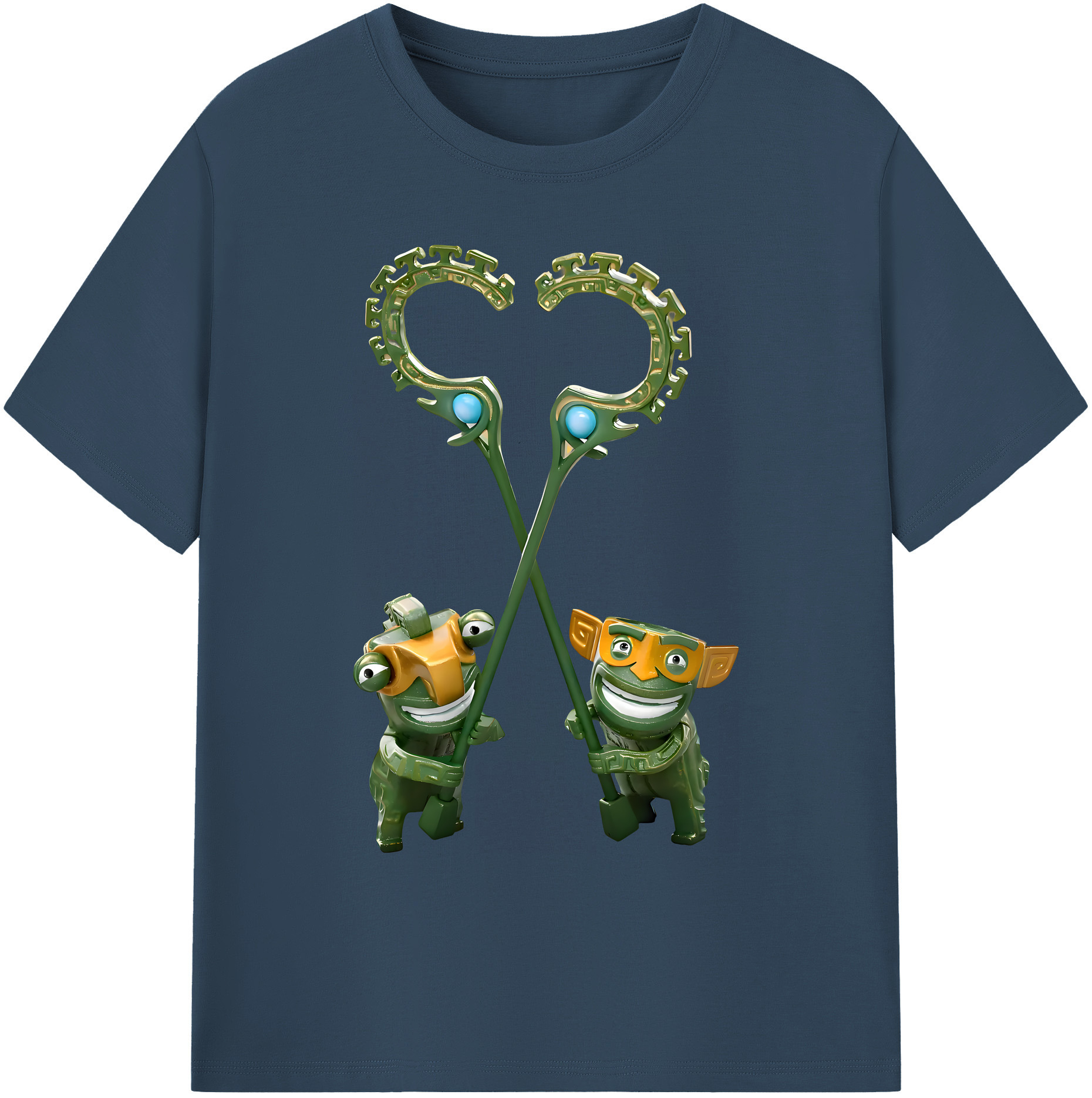 （画像用） Ne Zha 2 ナタ 魔童の大暴れ 綿100％ メンズ半袖Tシャツ｜肌触りやわらか＆通気性