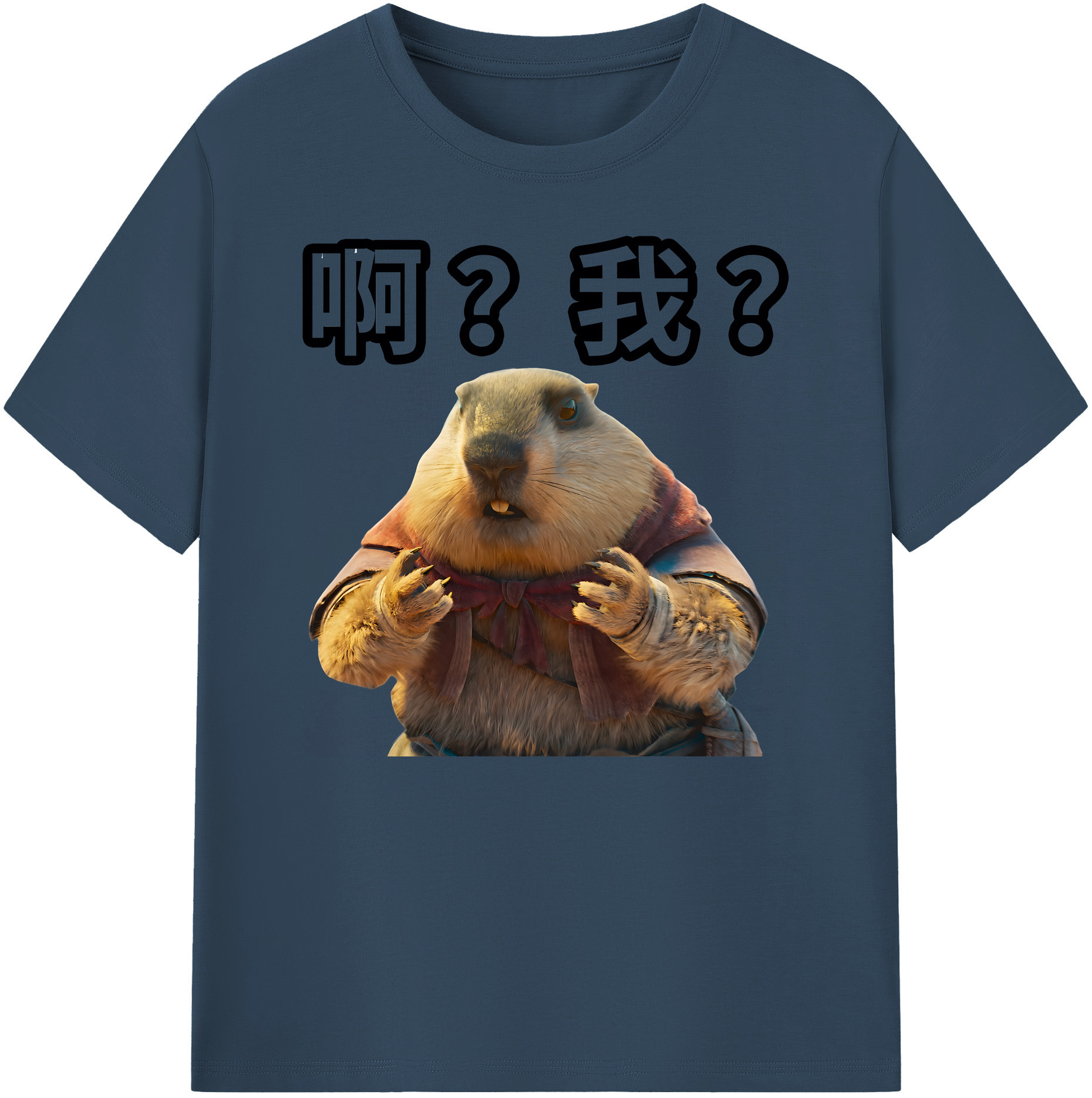 （画像用） Ne Zha 2 ナタ 魔童の大暴れ 綿100％ メンズ半袖Tシャツ｜肌触りやわらか＆通気性