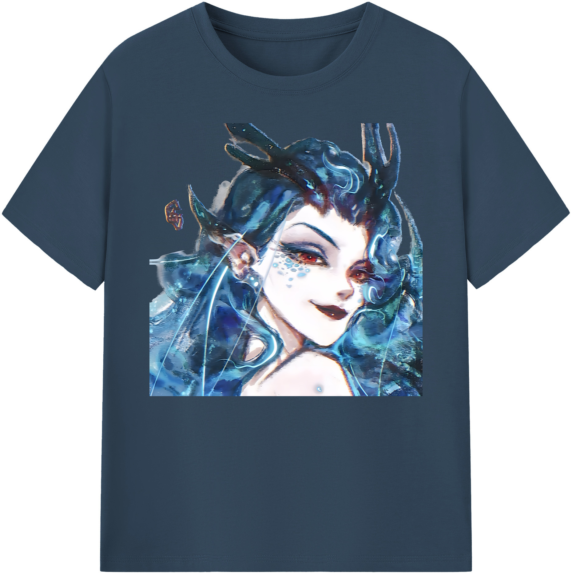 （画像用） Ne Zha 2 ナタ 魔童の大暴れ 綿100％ メンズ半袖Tシャツ｜肌触りやわらか＆通気性