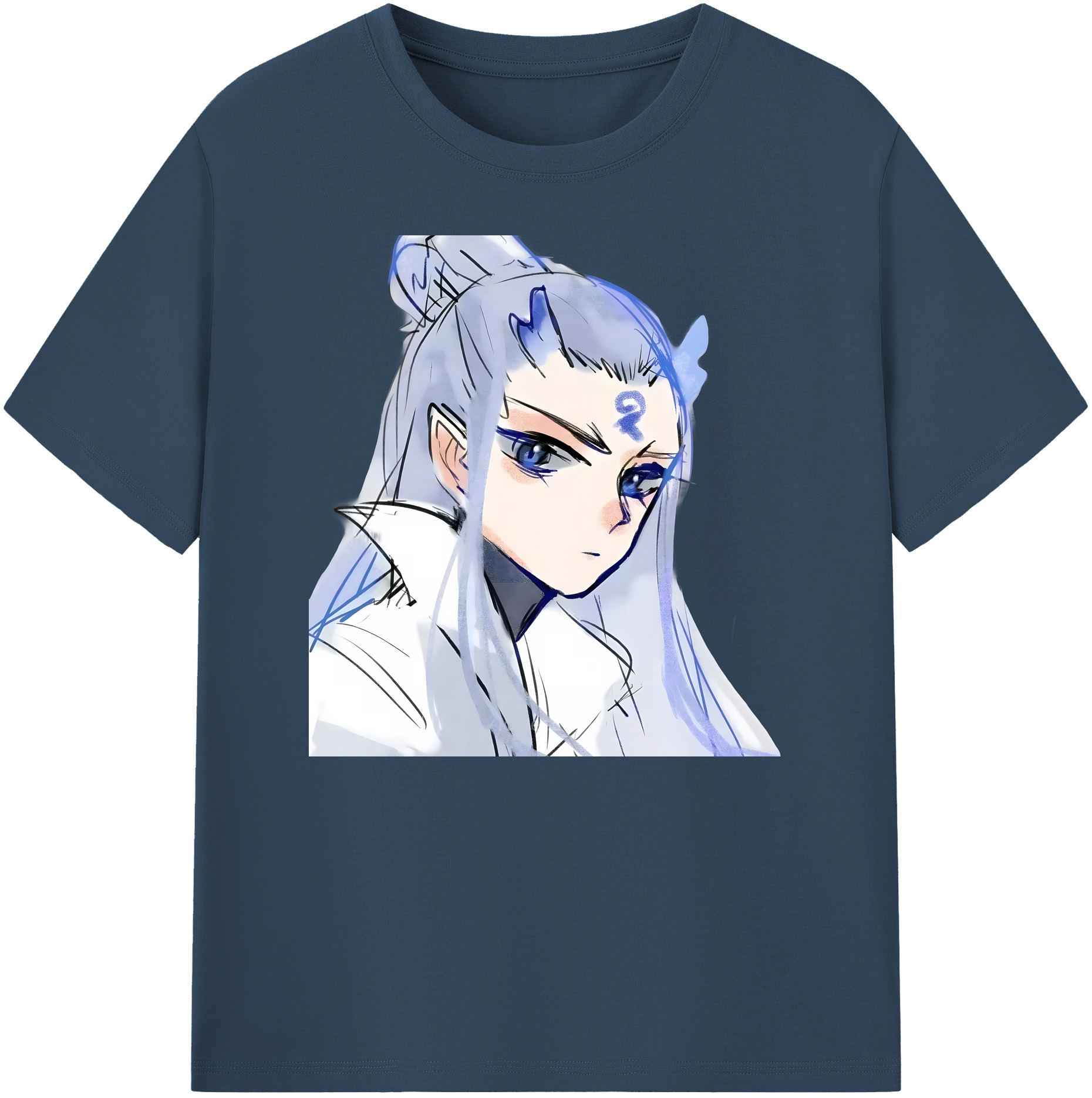 （画像用） Ne Zha 2 ナタ 魔童の大暴れ 綿100％ メンズ半袖Tシャツ｜肌触りやわらか＆通気性