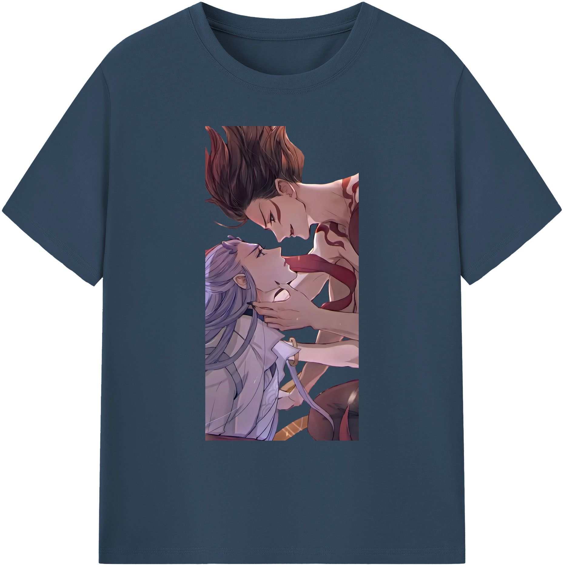 （画像用） Ne Zha 2 ナタ 魔童の大暴れ 綿100％ メンズ半袖Tシャツ｜肌触りやわらか＆通気性