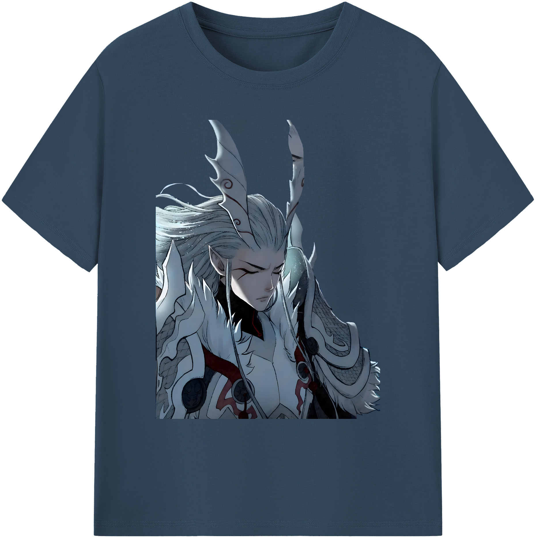 （画像用） Ne Zha 2 ナタ 魔童の大暴れ 綿100％ メンズ半袖Tシャツ｜肌触りやわらか＆通気性