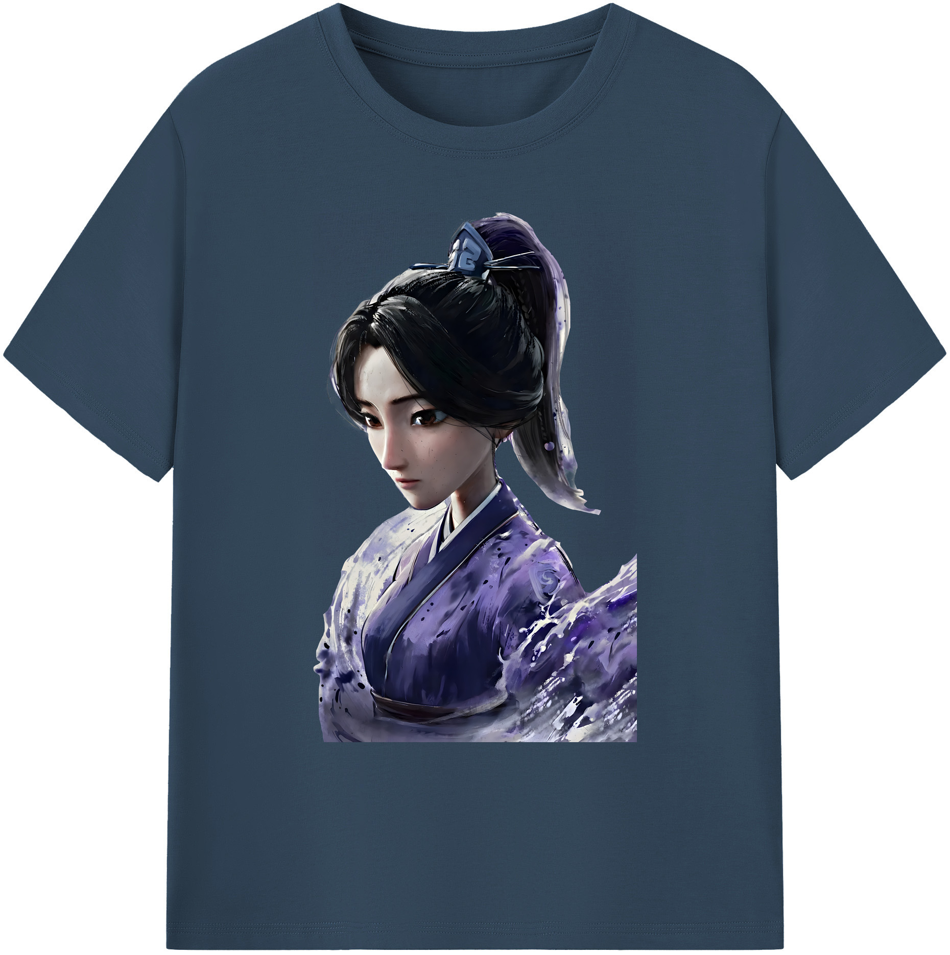 （画像用） Ne Zha 2 ナタ 魔童の大暴れ 綿100％ メンズ半袖Tシャツ｜肌触りやわらか＆通気性