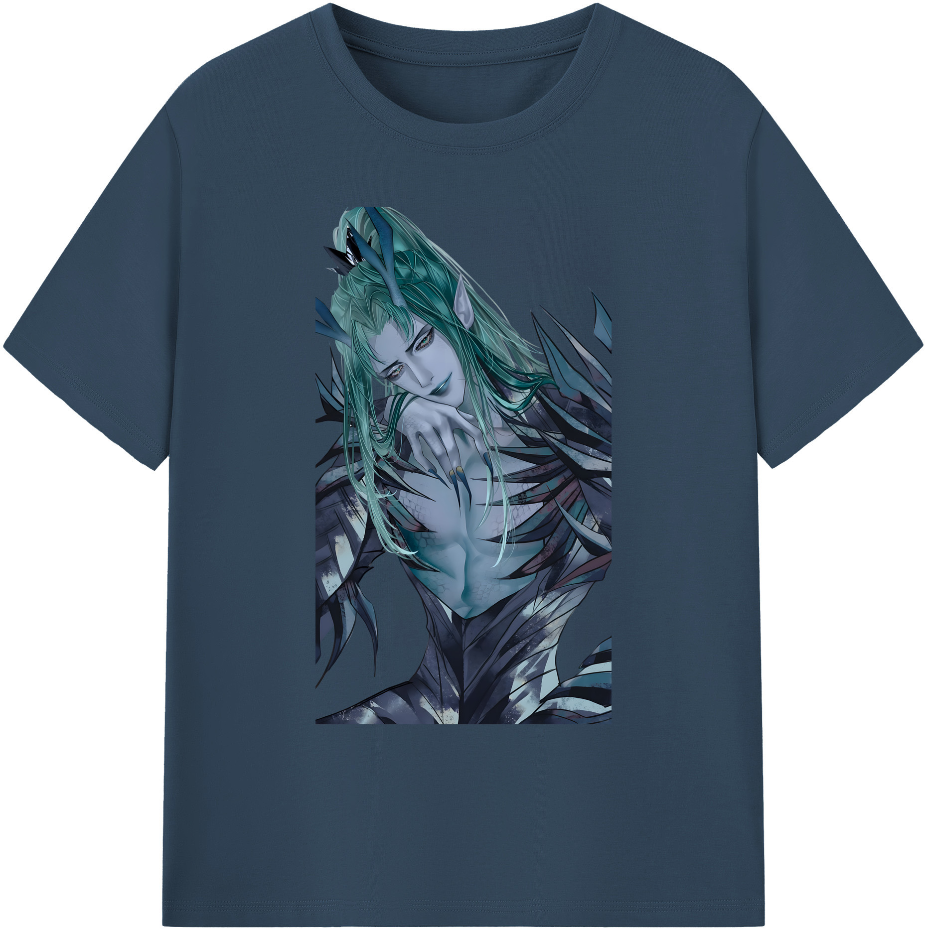 （画像用） Ne Zha 2 ナタ 魔童の大暴れ 綿100％ メンズ半袖Tシャツ｜肌触りやわらか＆通気性