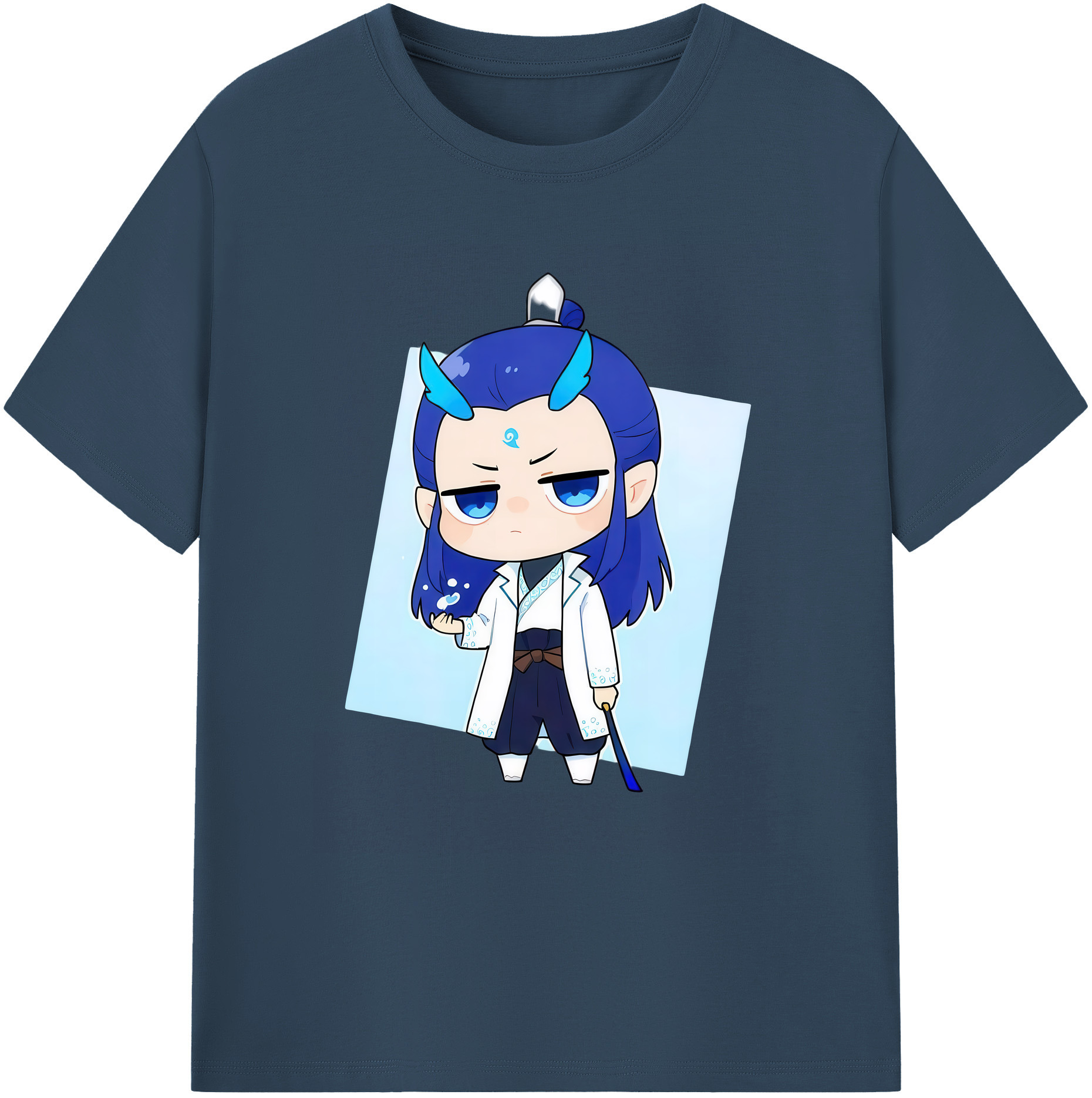 （画像用） Ne Zha 2 ナタ 魔童の大暴れ 綿100％ メンズ半袖Tシャツ｜肌触りやわらか＆通気性