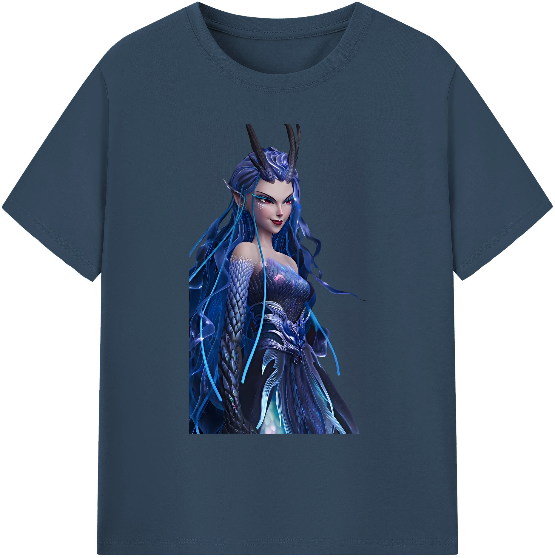 （画像用） Ne Zha 2 ナタ 魔童の大暴れ 綿100％ メンズ半袖Tシャツ｜肌触りやわらか＆通気性