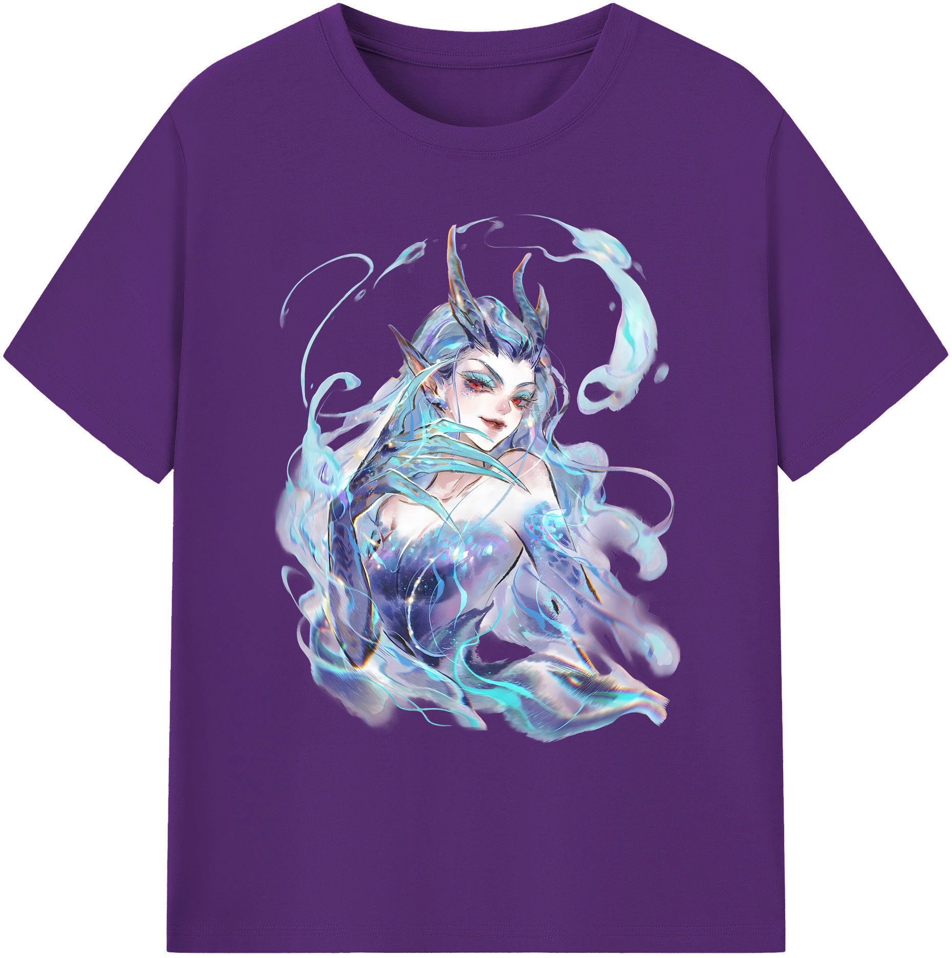 （画像用） Ne Zha 2 ナタ 魔童の大暴れ 綿100％ メンズ半袖Tシャツ｜肌触りやわらか＆通気性