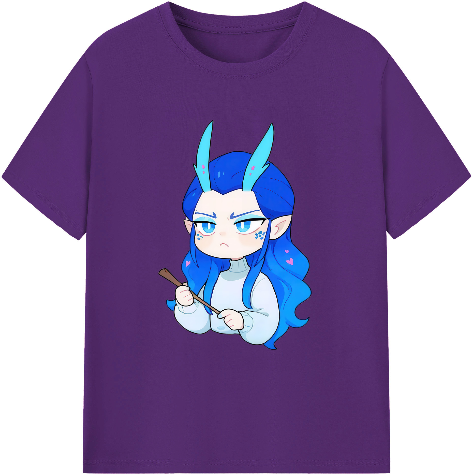 （画像用） Ne Zha 2 ナタ 魔童の大暴れ 綿100％ メンズ半袖Tシャツ｜肌触りやわらか＆通気性