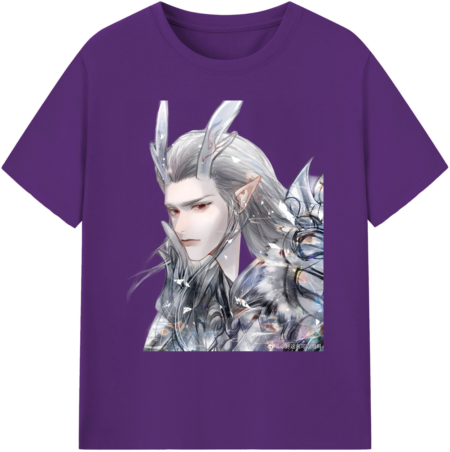 （画像用） Ne Zha 2 ナタ 魔童の大暴れ 綿100％ メンズ半袖Tシャツ｜肌触りやわらか＆通気性