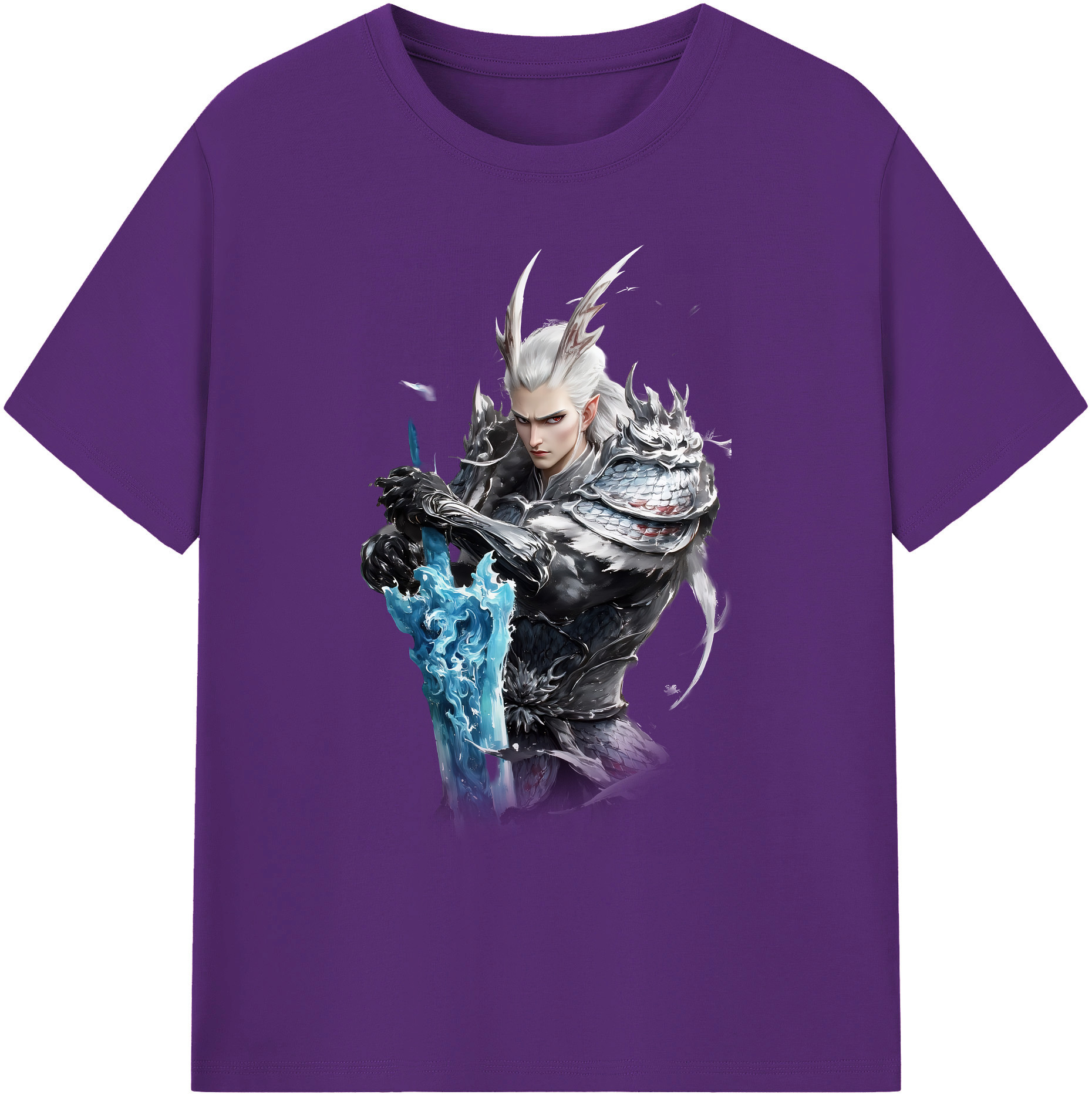 （画像用） Ne Zha 2 ナタ 魔童の大暴れ 綿100％ メンズ半袖Tシャツ｜肌触りやわらか＆通気性