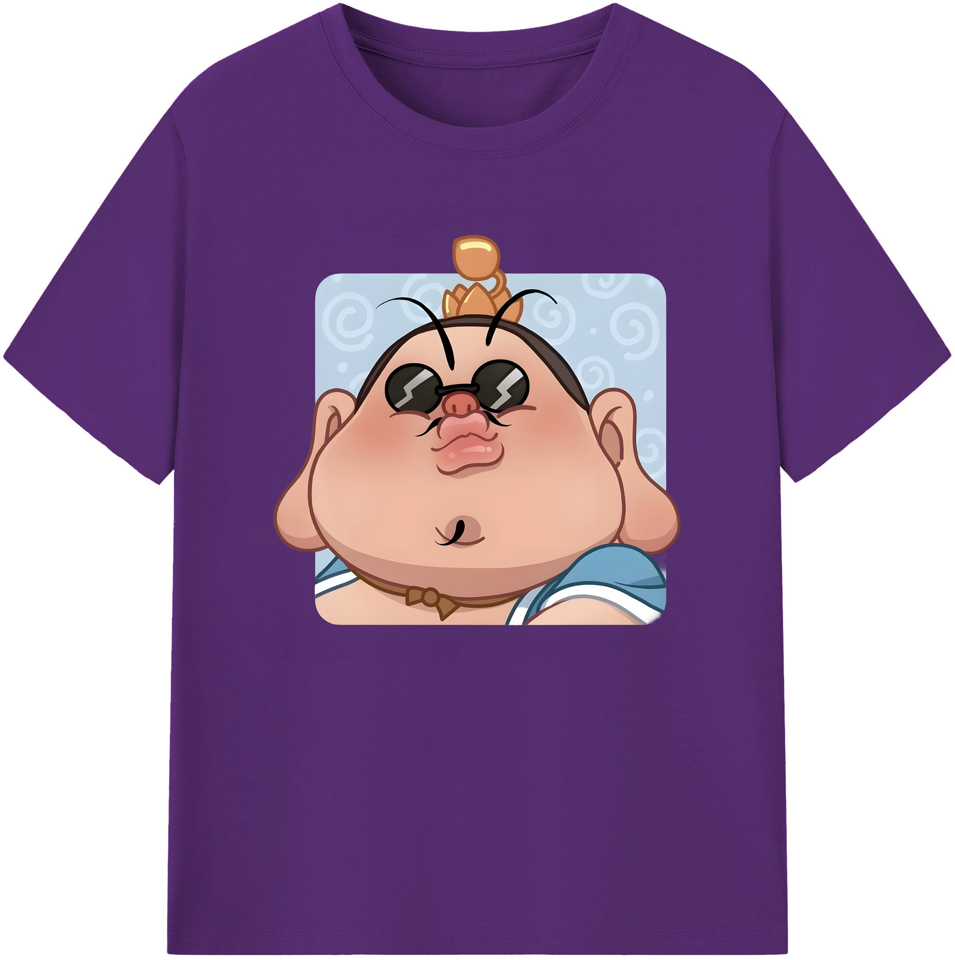 （画像用） Ne Zha 2 ナタ 魔童の大暴れ 綿100％ メンズ半袖Tシャツ｜肌触りやわらか＆通気性