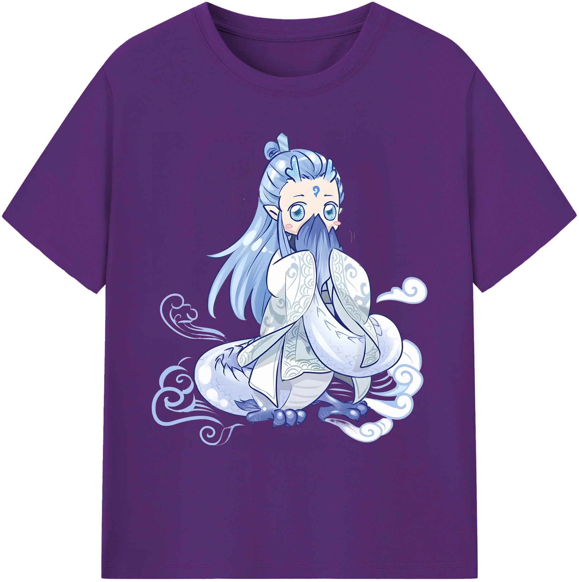 （画像用） Ne Zha 2 ナタ 魔童の大暴れ 綿100％ メンズ半袖Tシャツ｜肌触りやわらか＆通気性