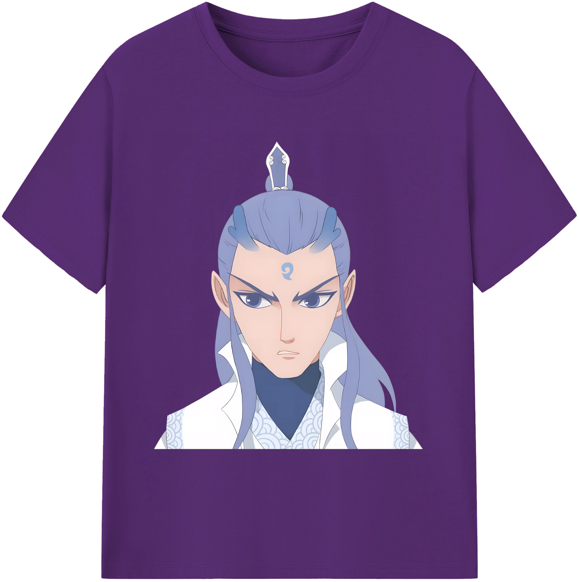 （画像用） Ne Zha 2 ナタ 魔童の大暴れ 綿100％ メンズ半袖Tシャツ｜肌触りやわらか＆通気性