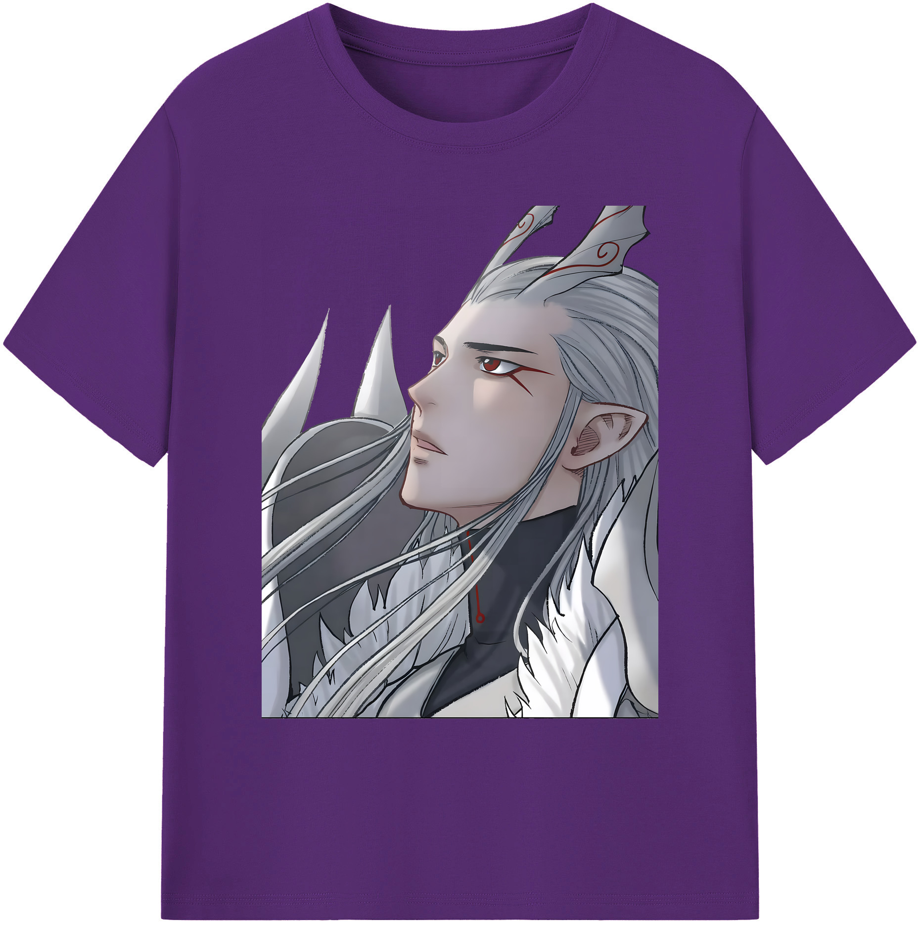（画像用） Ne Zha 2 ナタ 魔童の大暴れ 綿100％ メンズ半袖Tシャツ｜肌触りやわらか＆通気性