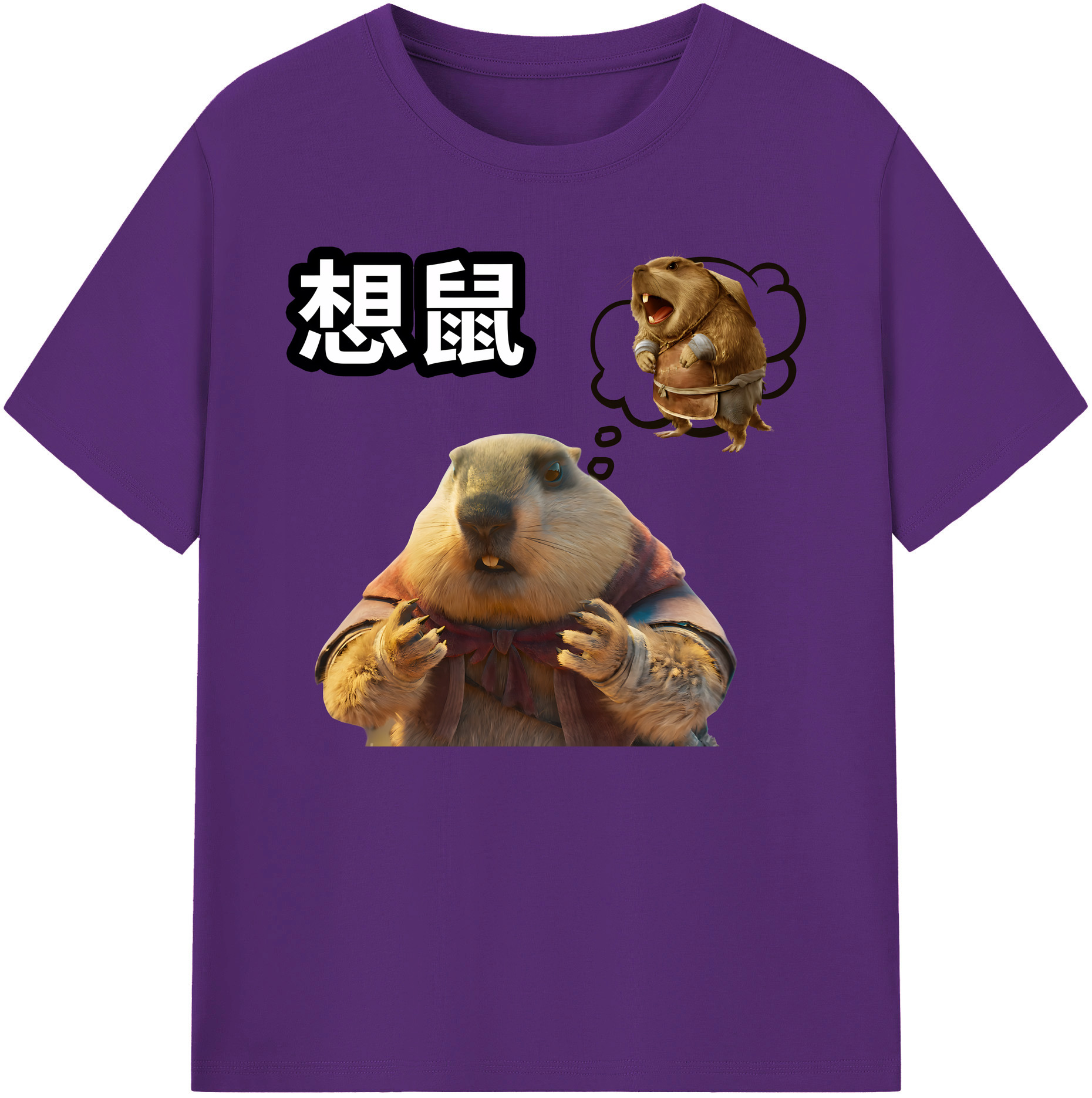 （画像用） Ne Zha 2 ナタ 魔童の大暴れ 綿100％ メンズ半袖Tシャツ｜肌触りやわらか＆通気性