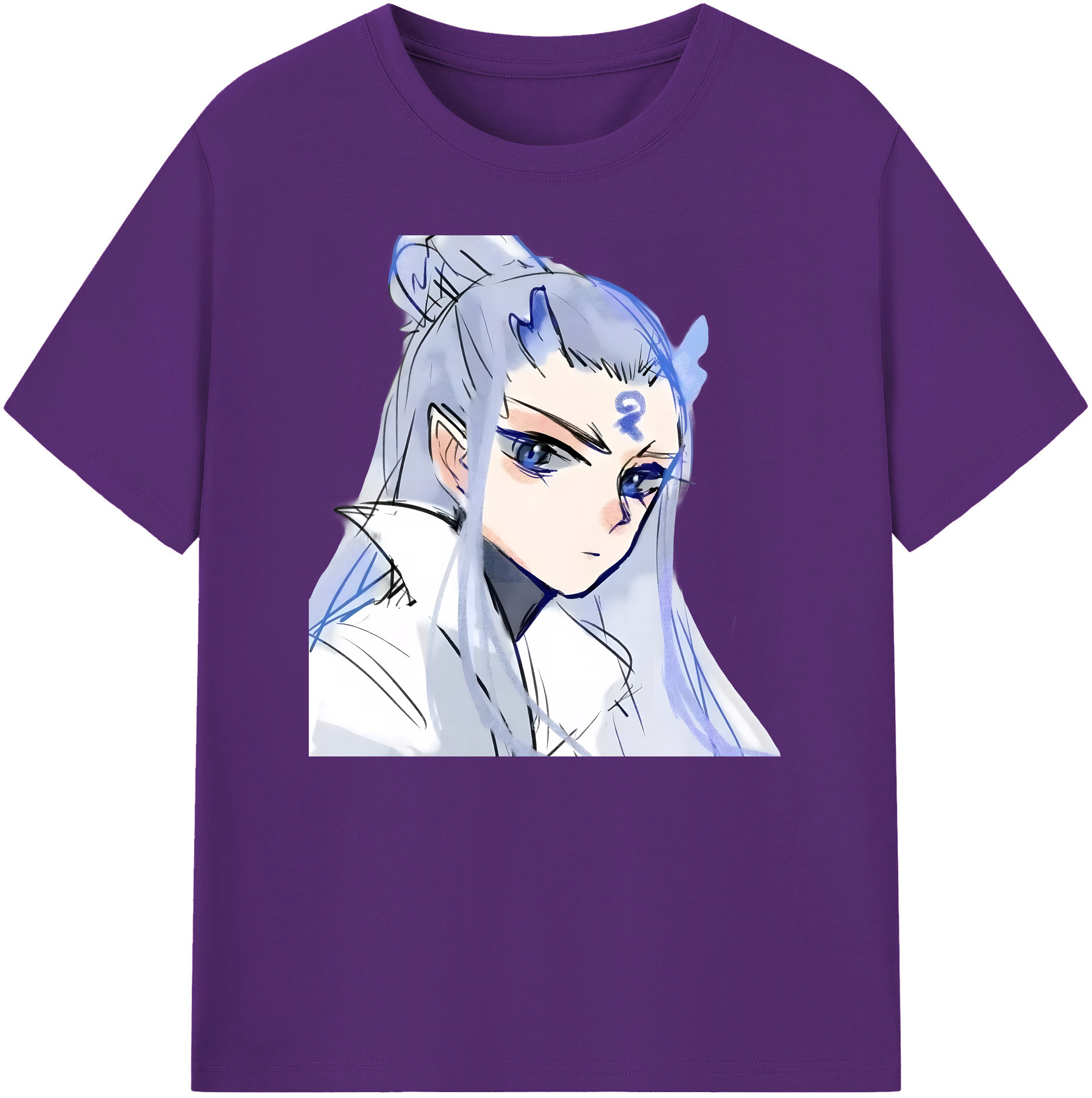（画像用） Ne Zha 2 ナタ 魔童の大暴れ 綿100％ メンズ半袖Tシャツ｜肌触りやわらか＆通気性