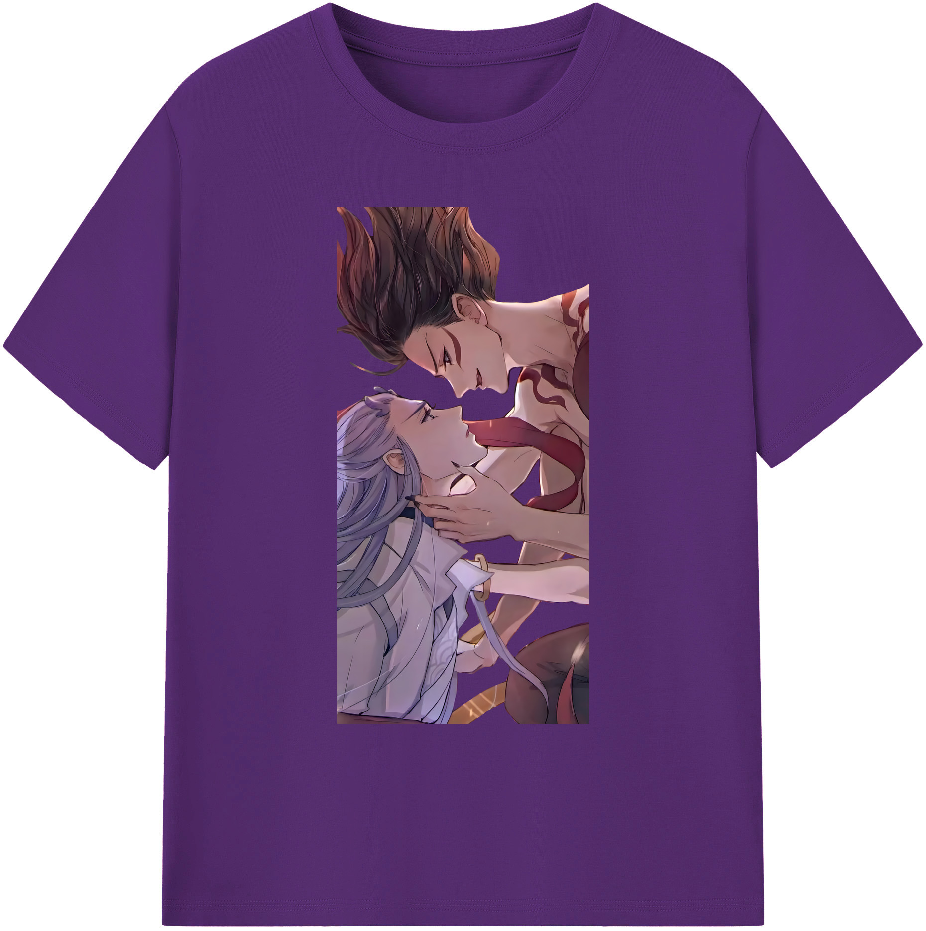 （画像用） Ne Zha 2 ナタ 魔童の大暴れ 綿100％ メンズ半袖Tシャツ｜肌触りやわらか＆通気性
