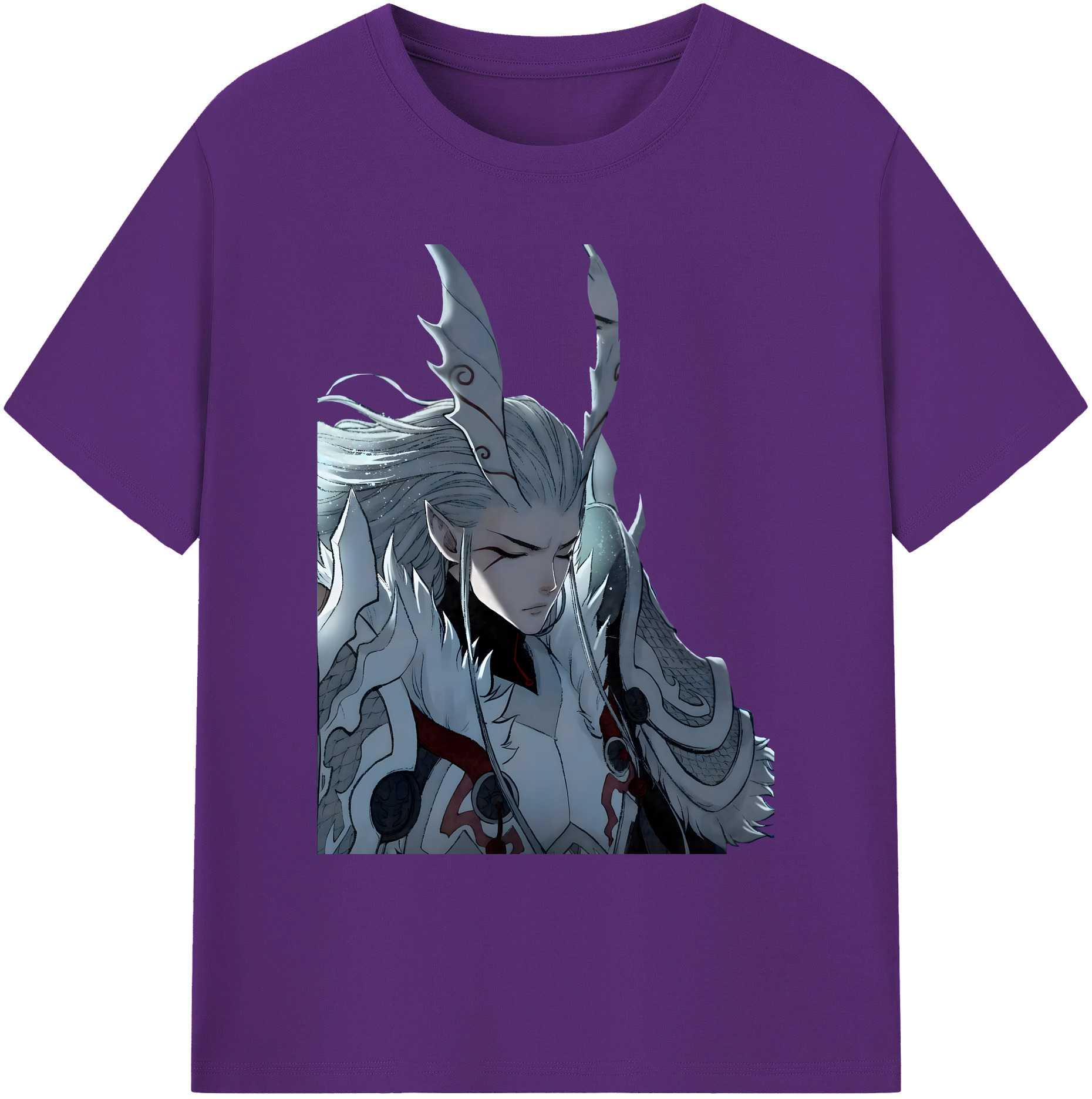 （画像用） Ne Zha 2 ナタ 魔童の大暴れ 綿100％ メンズ半袖Tシャツ｜肌触りやわらか＆通気性