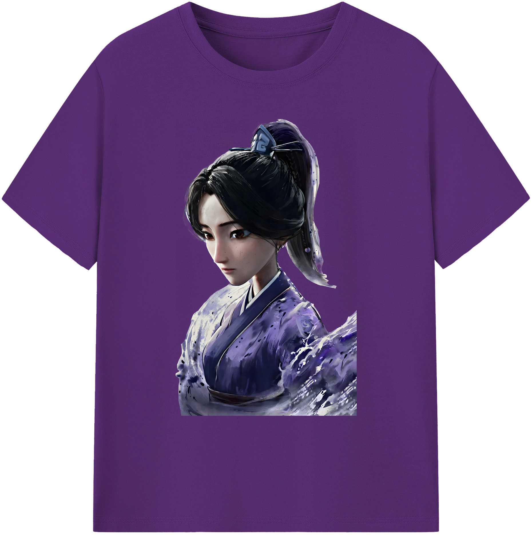 （画像用） Ne Zha 2 ナタ 魔童の大暴れ 綿100％ メンズ半袖Tシャツ｜肌触りやわらか＆通気性