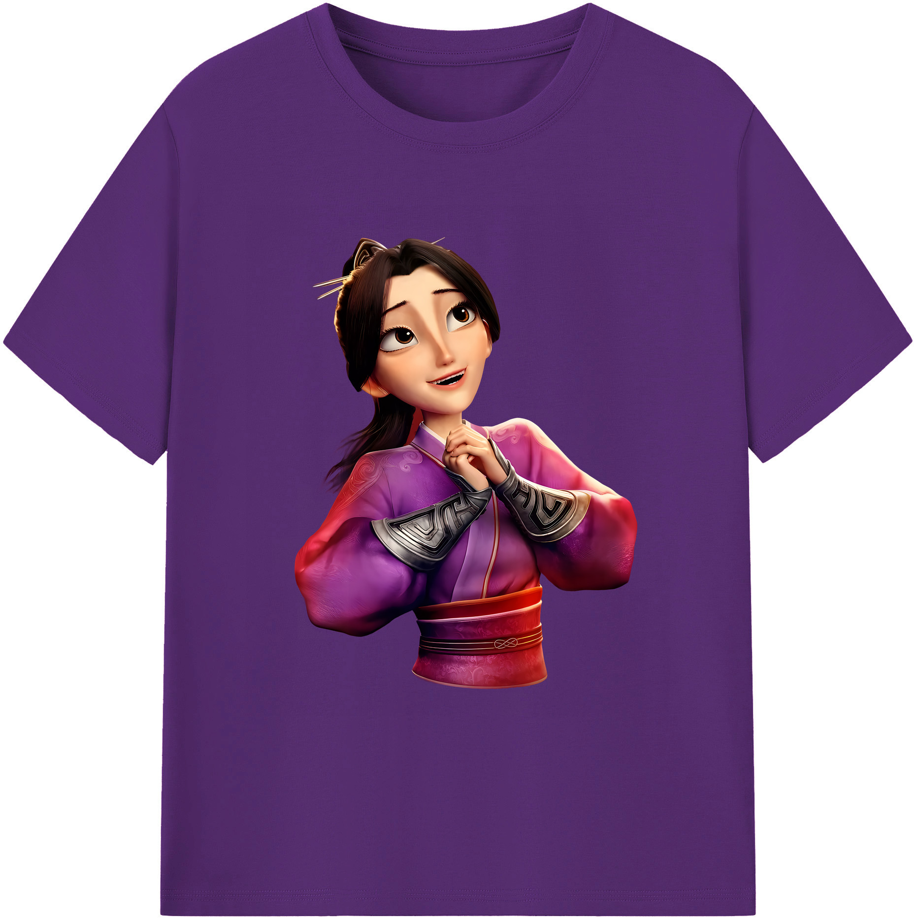 （画像用） Ne Zha 2 ナタ 魔童の大暴れ 綿100％ メンズ半袖Tシャツ｜肌触りやわらか＆通気性