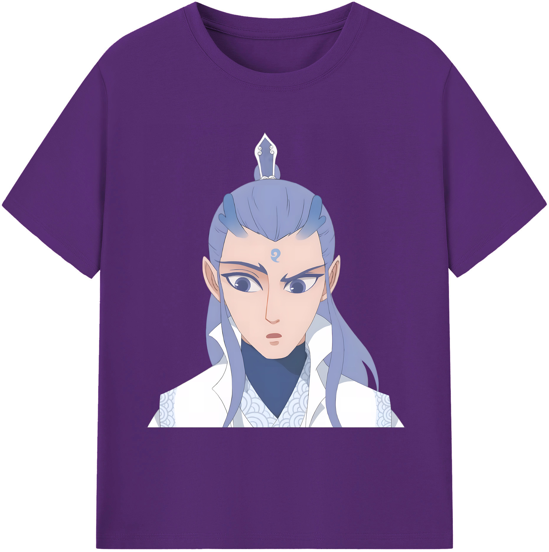 （画像用） Ne Zha 2 ナタ 魔童の大暴れ 綿100％ メンズ半袖Tシャツ｜肌触りやわらか＆通気性