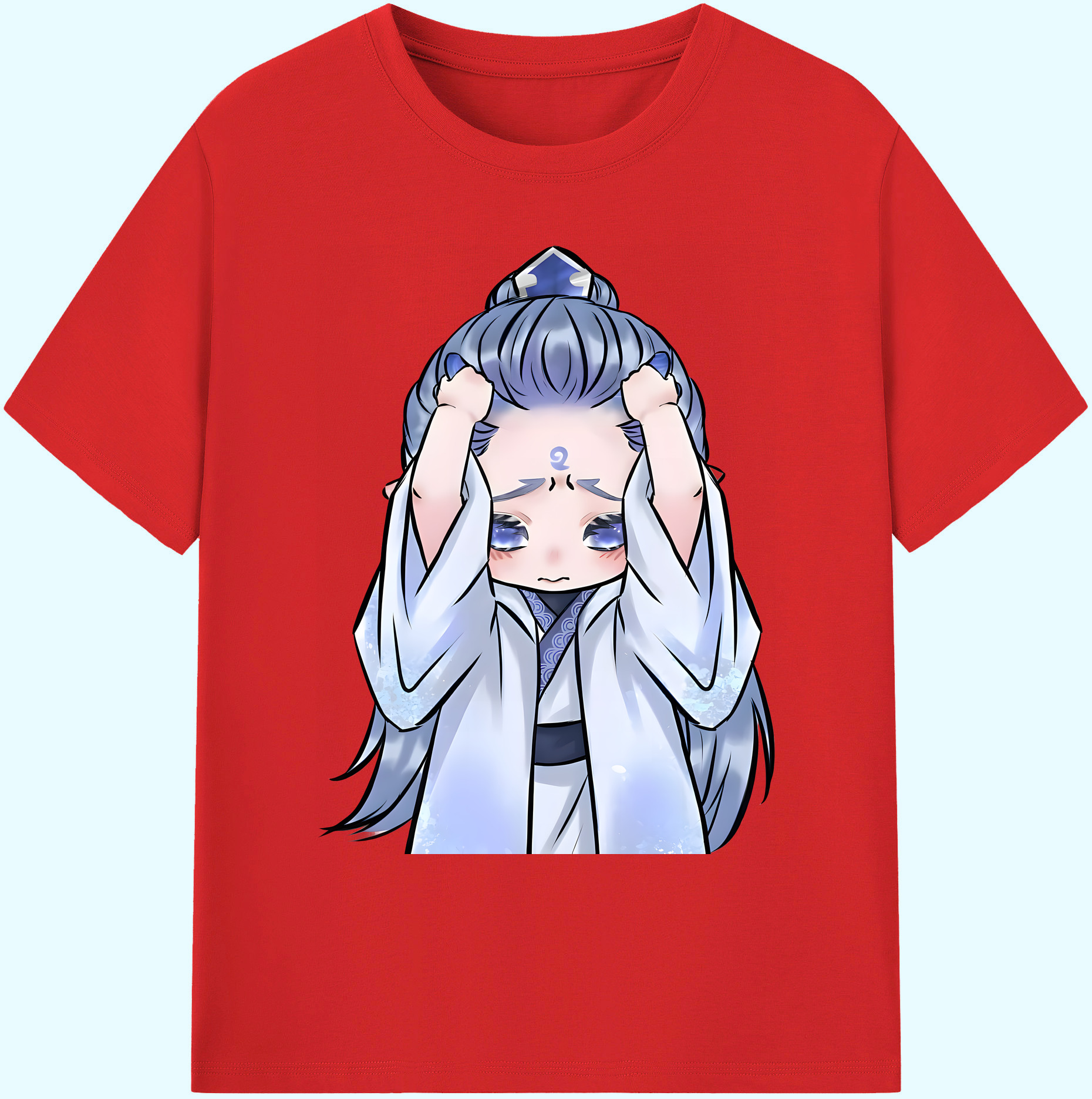 （画像用） Ne Zha 2 ナタ 魔童の大暴れ 綿100％ メンズ半袖Tシャツ｜肌触りやわらか＆通気性