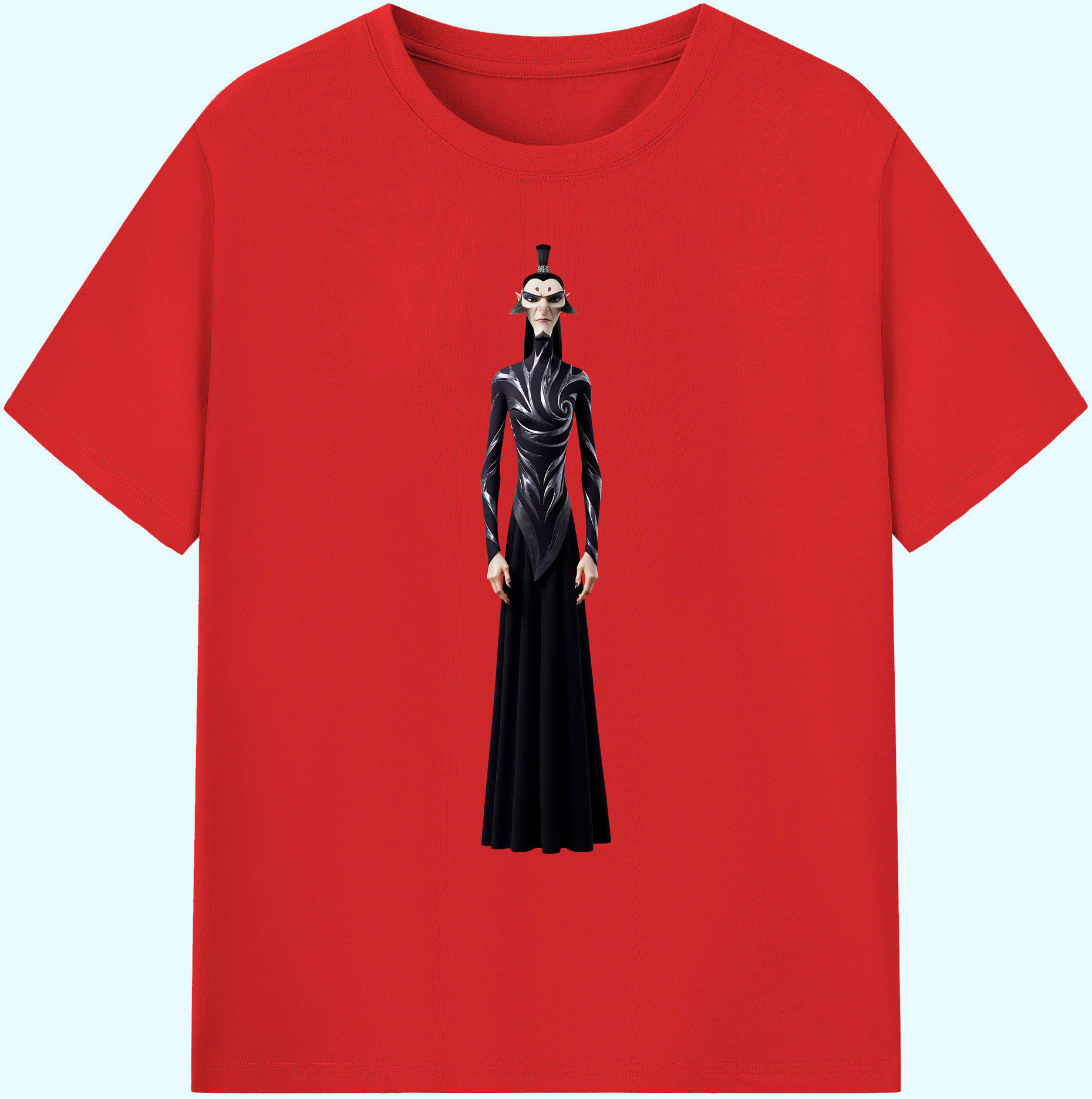 （画像用） Ne Zha 2 ナタ 魔童の大暴れ 綿100％ メンズ半袖Tシャツ｜肌触りやわらか＆通気性