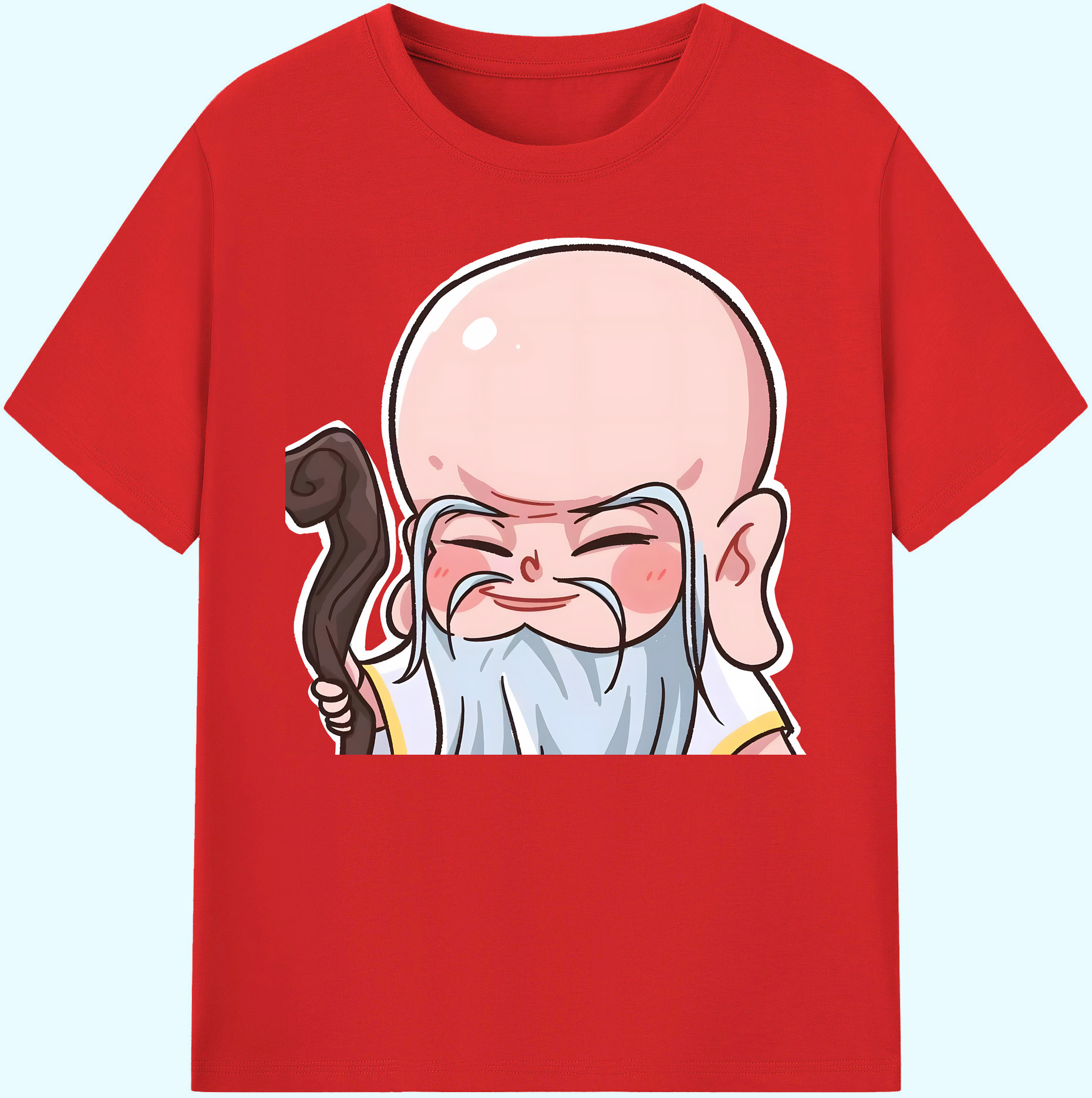 （画像用） Ne Zha 2 ナタ 魔童の大暴れ 綿100％ メンズ半袖Tシャツ｜肌触りやわらか＆通気性