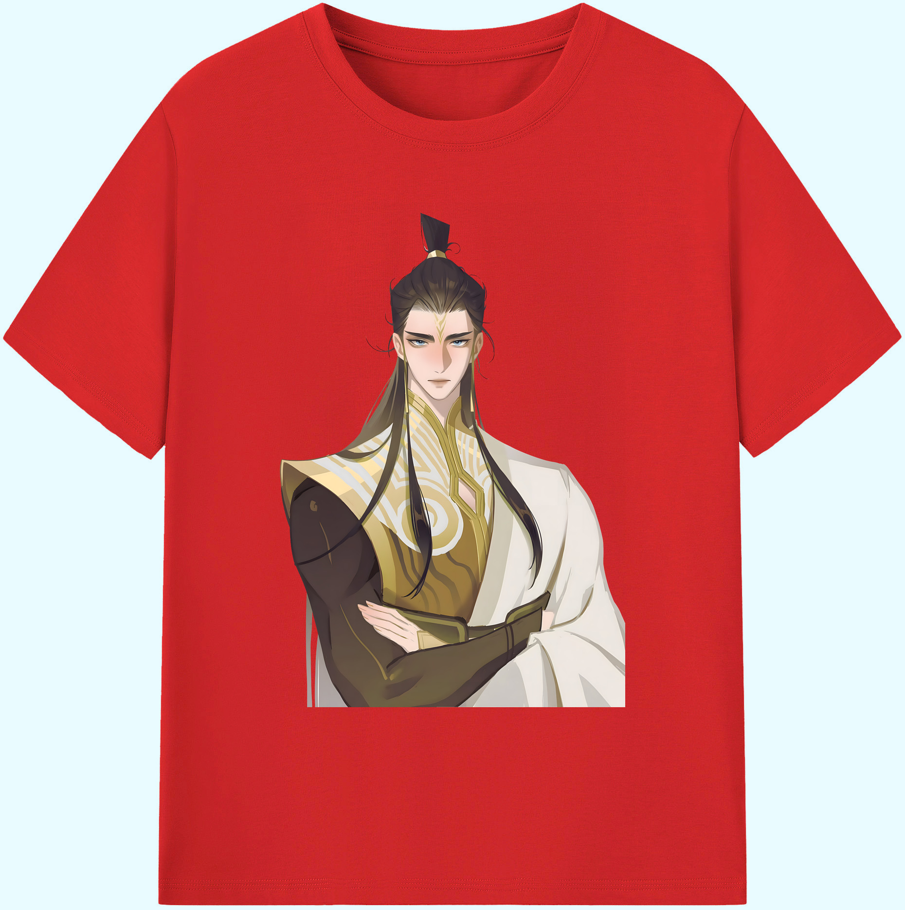 （画像用） Ne Zha 2 ナタ 魔童の大暴れ 綿100％ メンズ半袖Tシャツ｜肌触りやわらか＆通気性