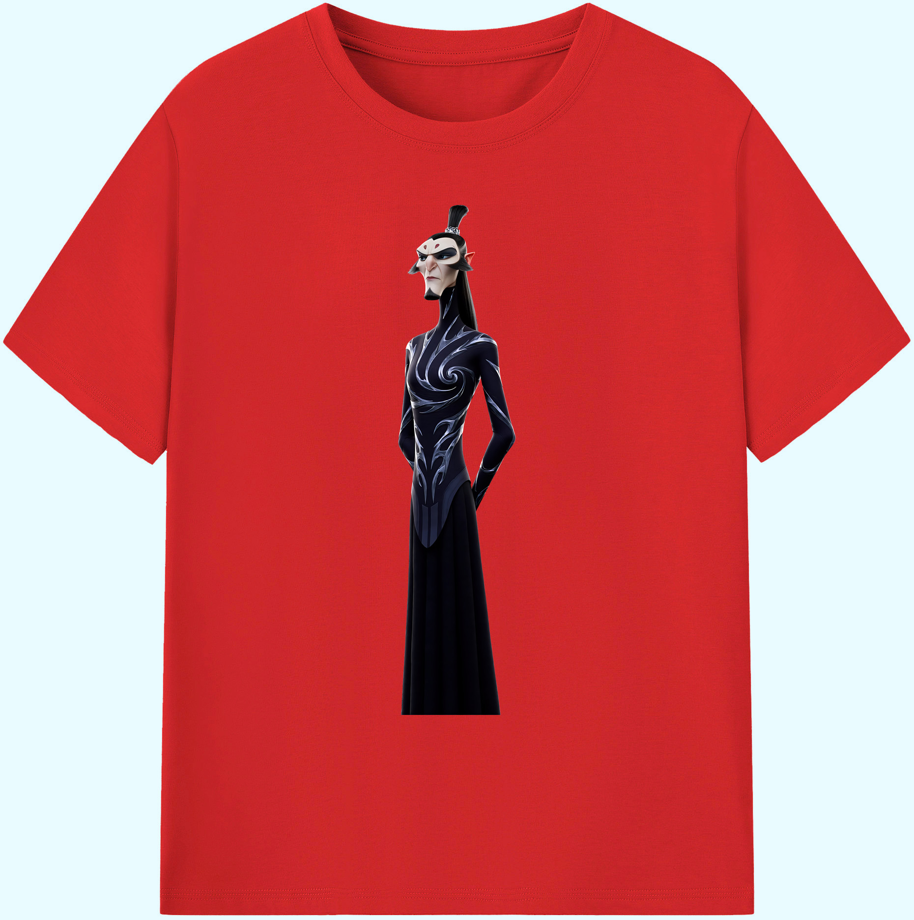（画像用） Ne Zha 2 ナタ 魔童の大暴れ 綿100％ メンズ半袖Tシャツ｜肌触りやわらか＆通気性