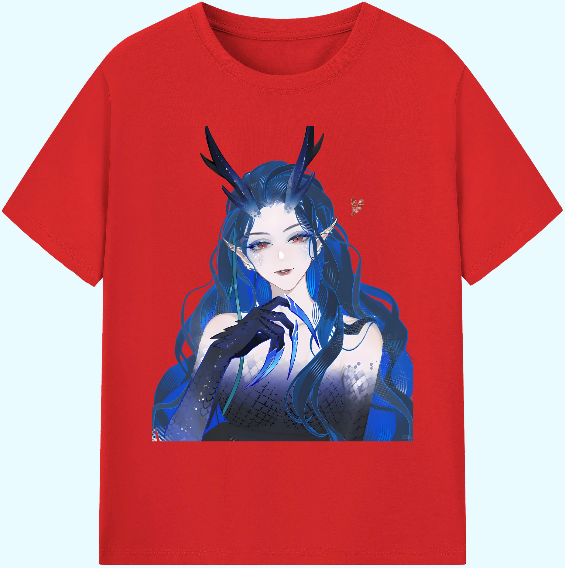 （画像用） Ne Zha 2 ナタ 魔童の大暴れ 綿100％ メンズ半袖Tシャツ｜肌触りやわらか＆通気性