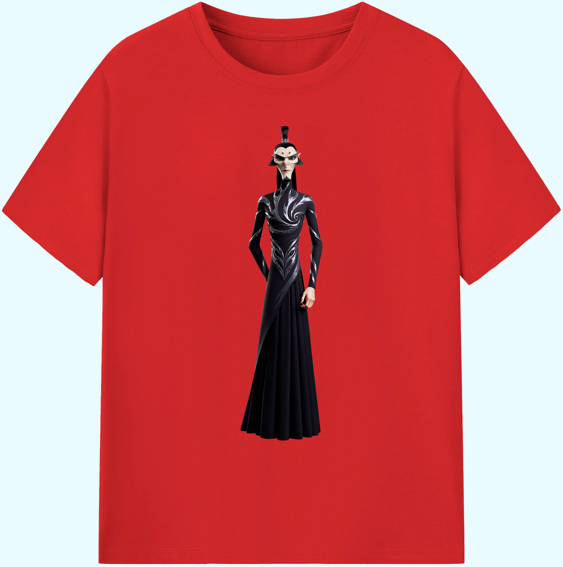 （画像用） Ne Zha 2 ナタ 魔童の大暴れ 綿100％ メンズ半袖Tシャツ｜肌触りやわらか＆通気性