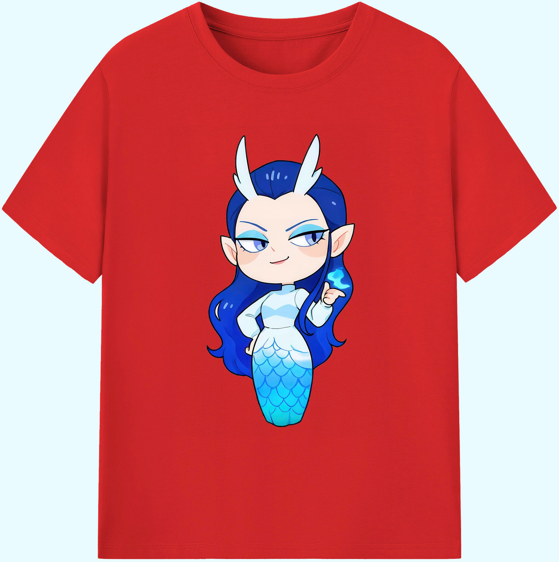 （画像用） Ne Zha 2 ナタ 魔童の大暴れ 綿100％ メンズ半袖Tシャツ｜肌触りやわらか＆通気性