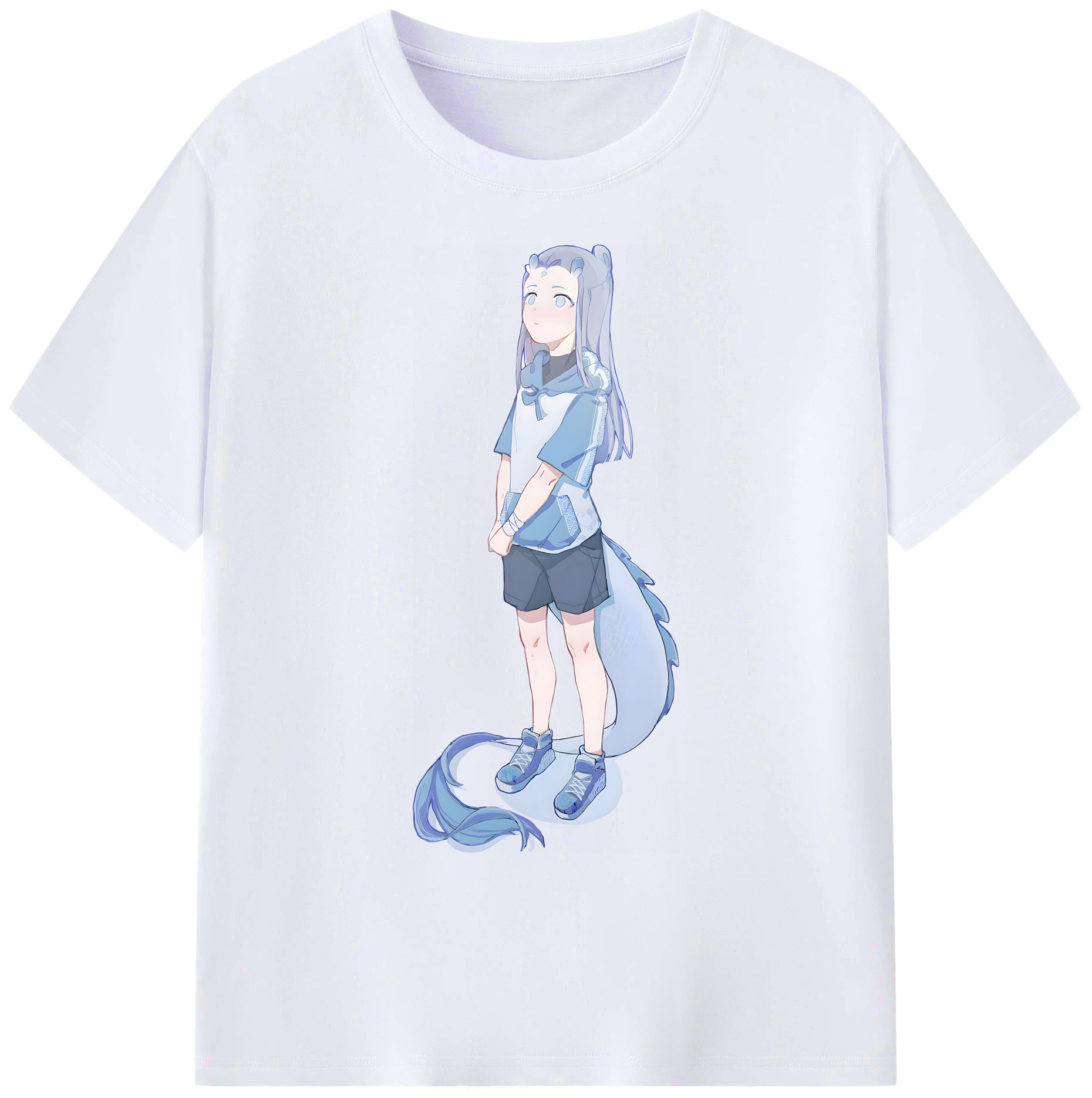 （画像用） Ne Zha 2 ナタ 魔童の大暴れ 綿100％ メンズ半袖Tシャツ｜肌触りやわらか＆通気性