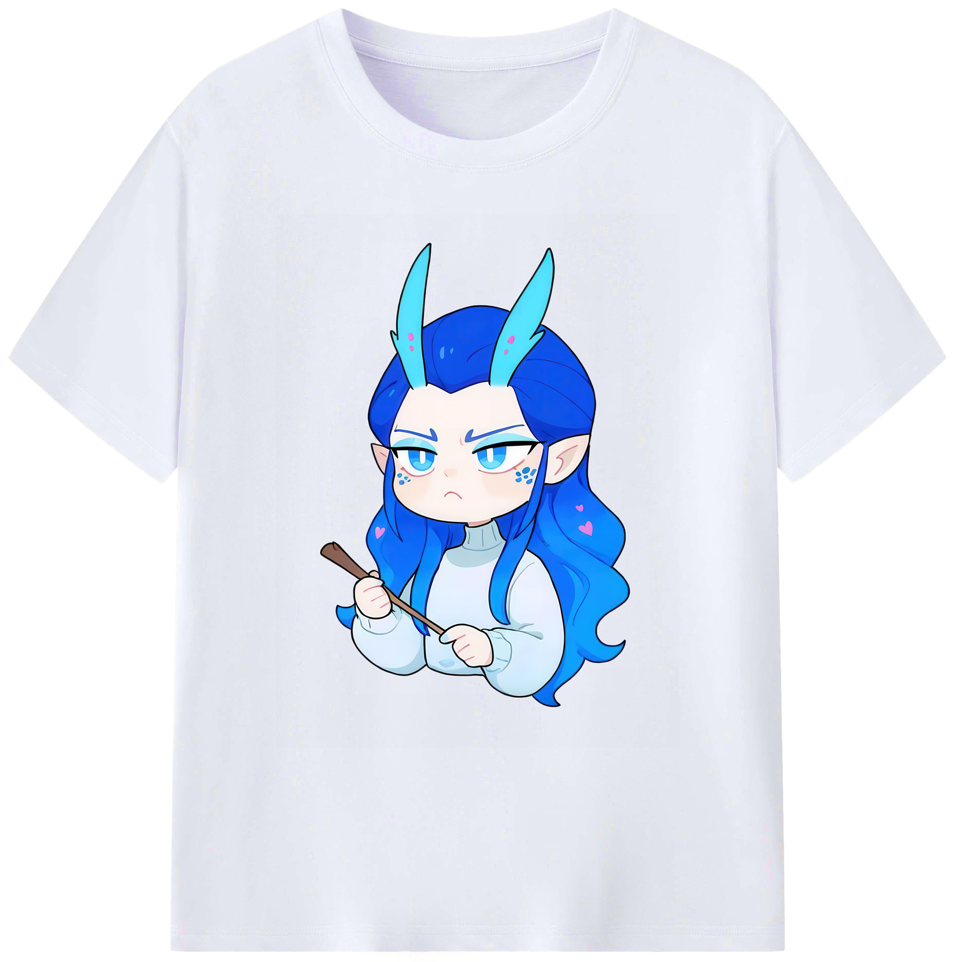 （画像用） Ne Zha 2 ナタ 魔童の大暴れ 綿100％ メンズ半袖Tシャツ｜肌触りやわらか＆通気性