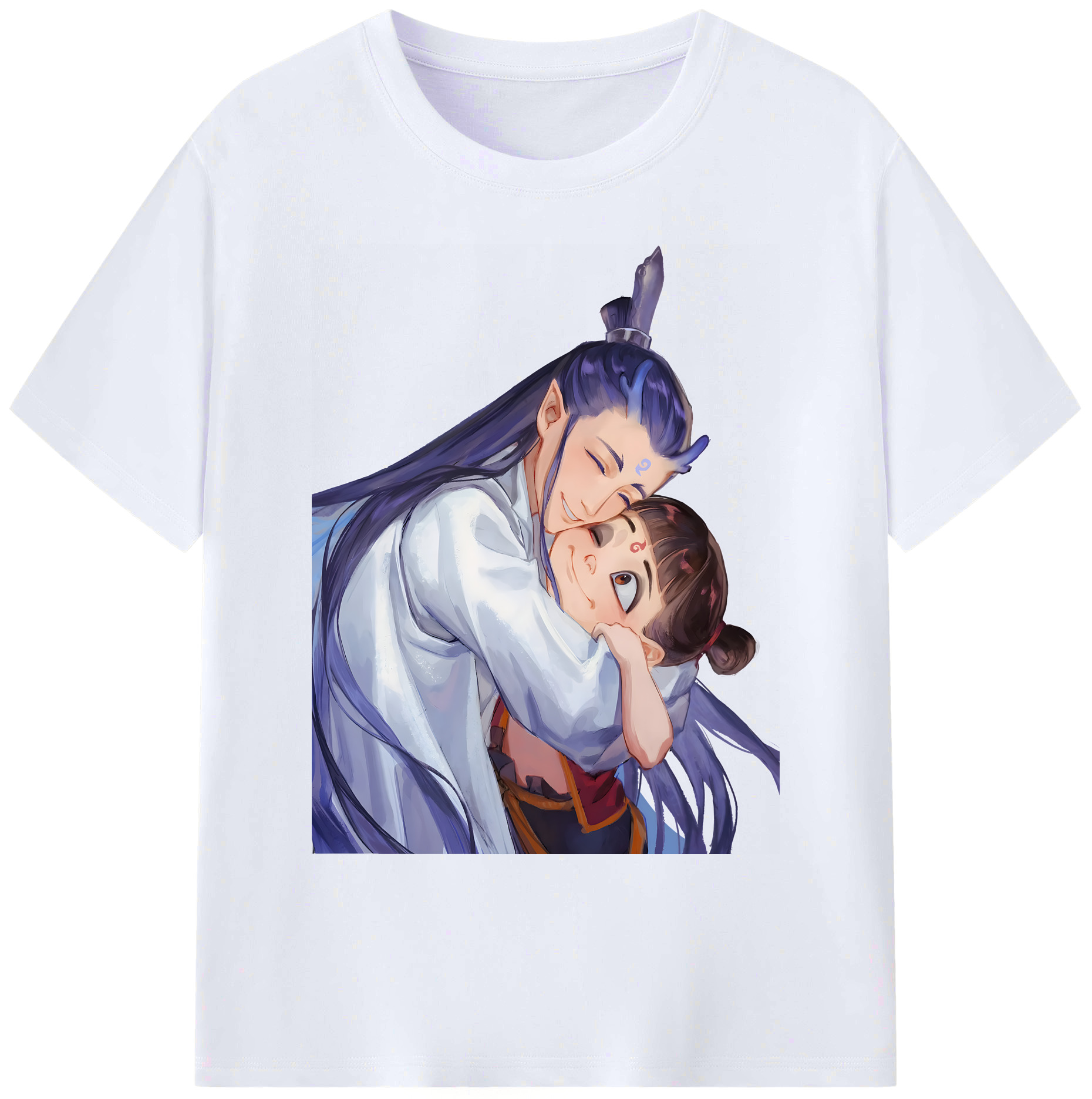 （画像用） Ne Zha 2 ナタ 魔童の大暴れ 綿100％ メンズ半袖Tシャツ｜肌触りやわらか＆通気性