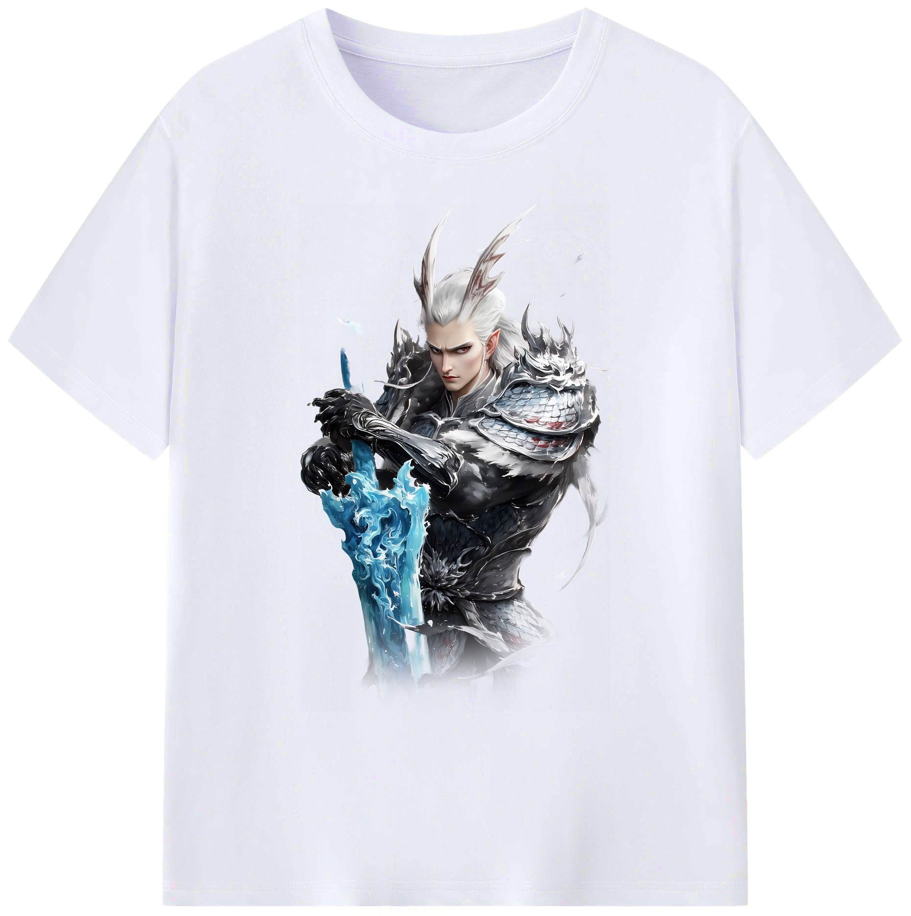 （画像用） Ne Zha 2 ナタ 魔童の大暴れ 綿100％ メンズ半袖Tシャツ｜肌触りやわらか＆通気性