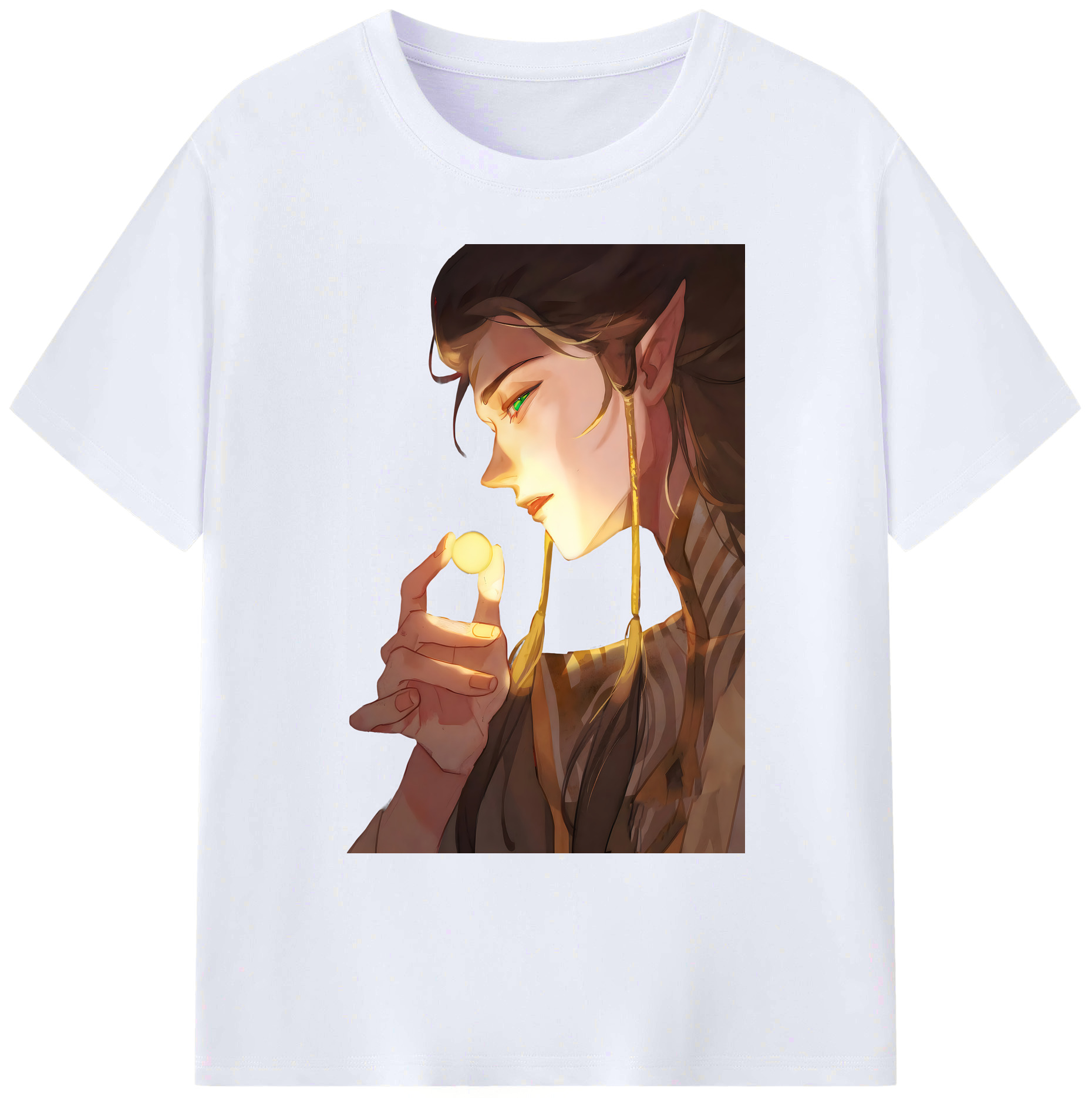 （画像用） Ne Zha 2 ナタ 魔童の大暴れ 綿100％ メンズ半袖Tシャツ｜肌触りやわらか＆通気性