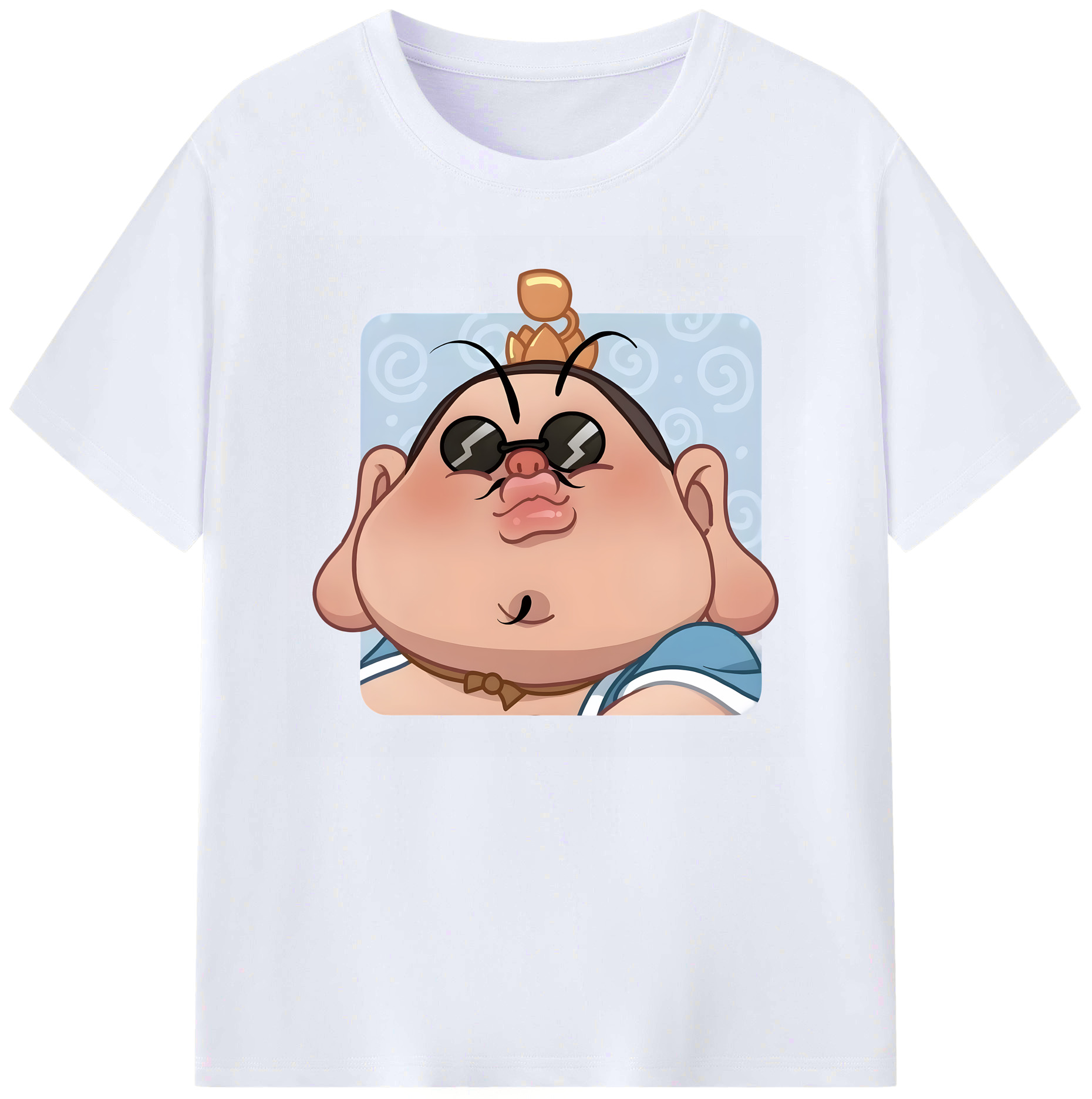 （画像用） Ne Zha 2 ナタ 魔童の大暴れ 綿100％ メンズ半袖Tシャツ｜肌触りやわらか＆通気性
