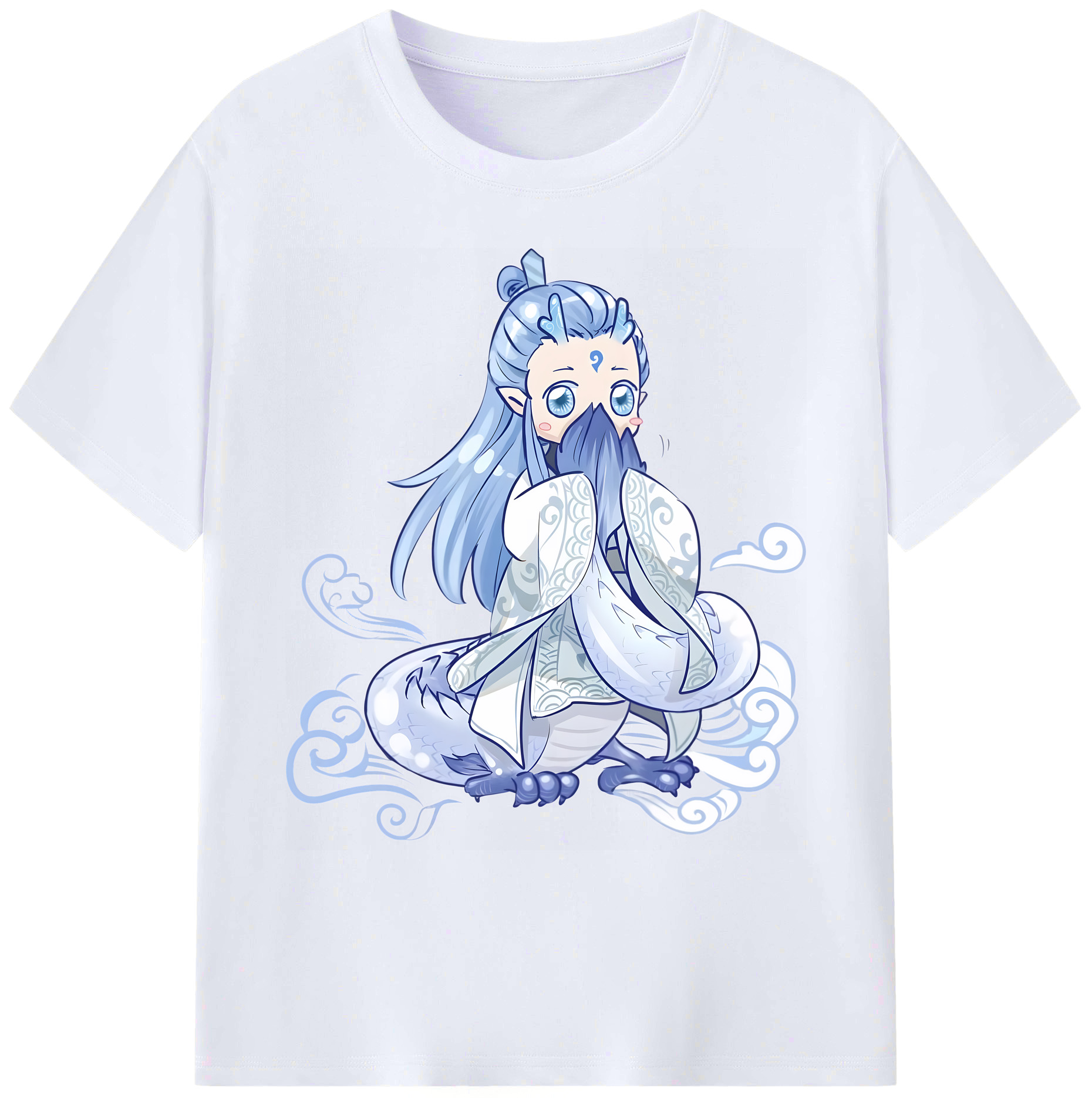 （画像用） Ne Zha 2 ナタ 魔童の大暴れ 綿100％ メンズ半袖Tシャツ｜肌触りやわらか＆通気性