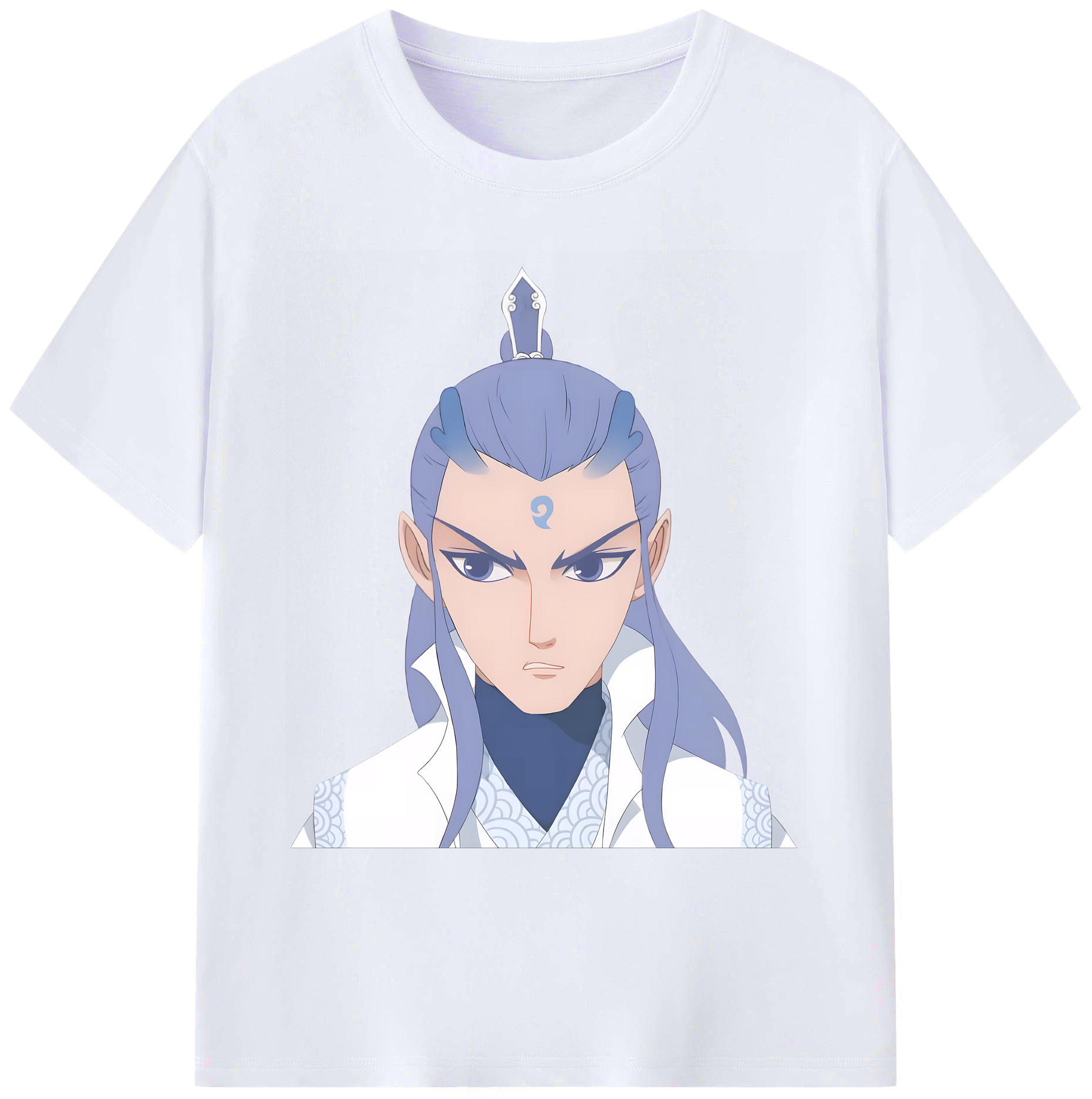 （画像用） Ne Zha 2 ナタ 魔童の大暴れ 綿100％ メンズ半袖Tシャツ｜肌触りやわらか＆通気性