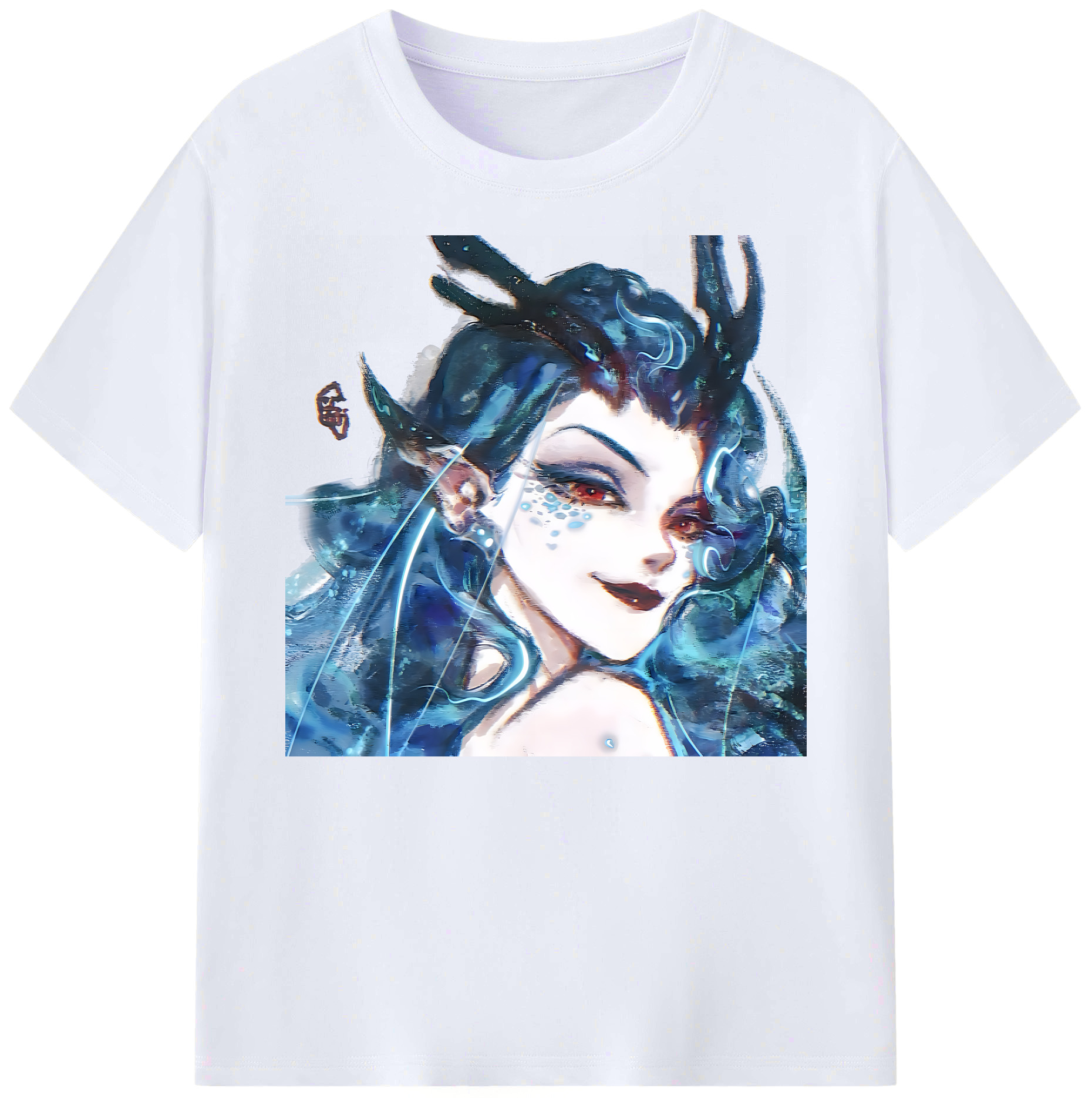 （画像用） Ne Zha 2 ナタ 魔童の大暴れ 綿100％ メンズ半袖Tシャツ｜肌触りやわらか＆通気性