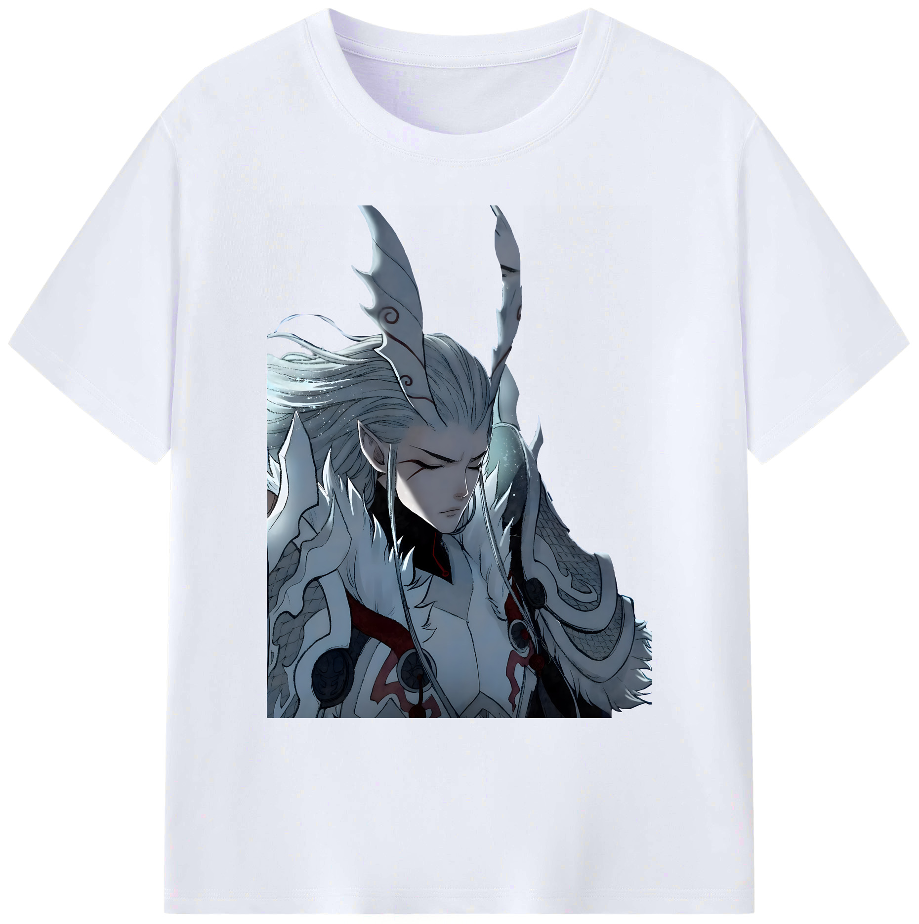 （画像用） Ne Zha 2 ナタ 魔童の大暴れ 綿100％ メンズ半袖Tシャツ｜肌触りやわらか＆通気性