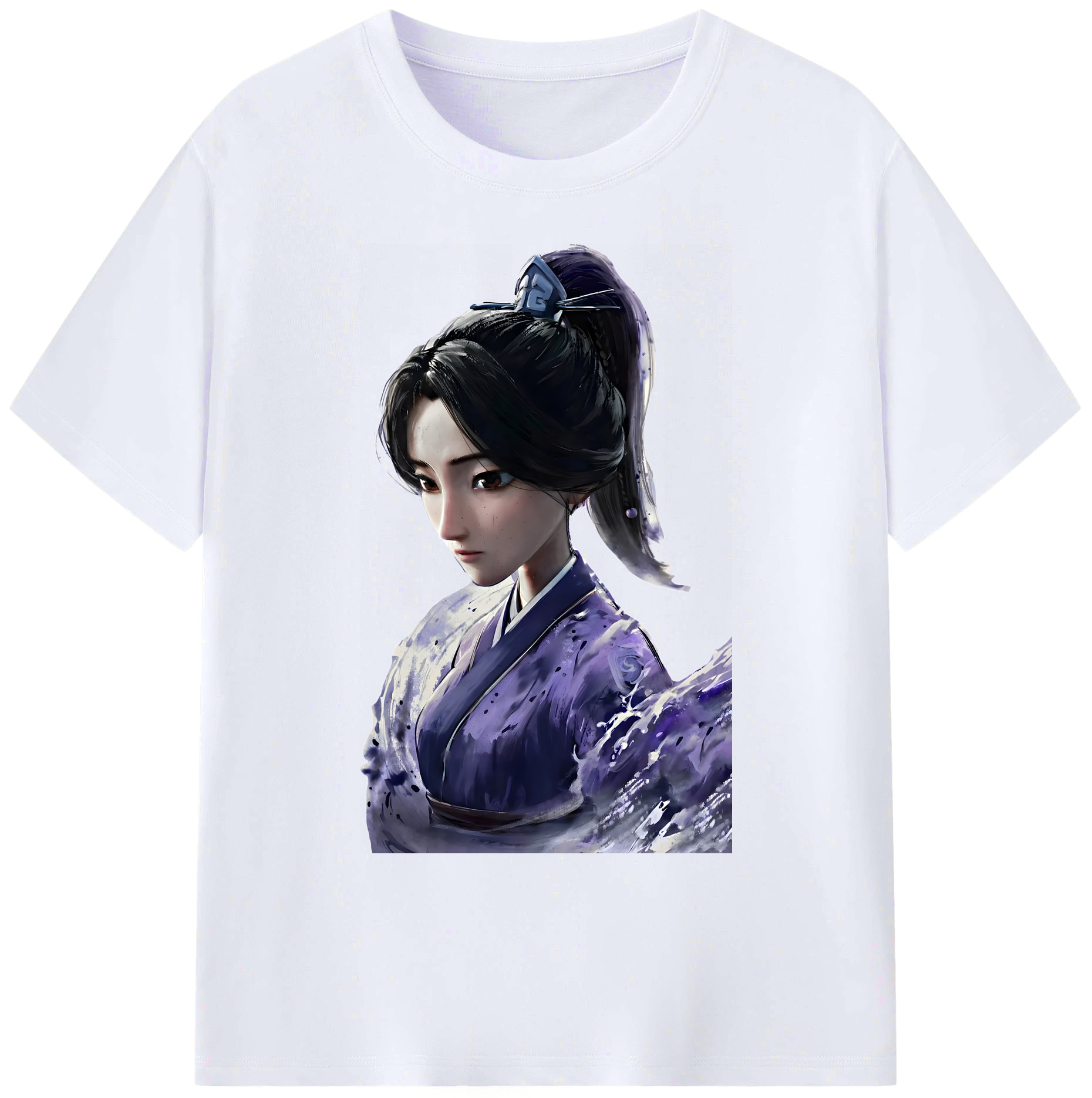 （画像用） Ne Zha 2 ナタ 魔童の大暴れ 綿100％ メンズ半袖Tシャツ｜肌触りやわらか＆通気性