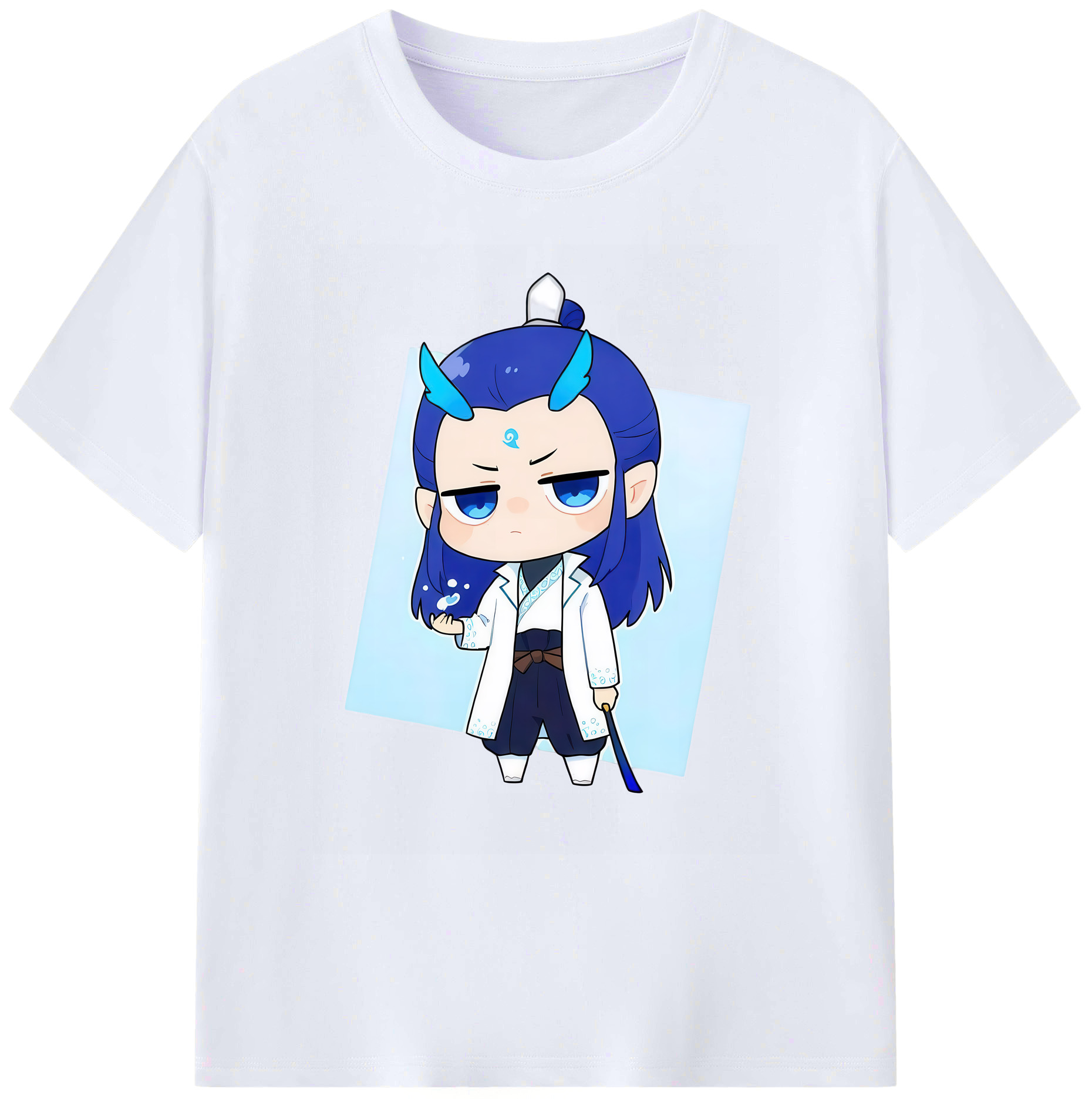 （画像用） Ne Zha 2 ナタ 魔童の大暴れ 綿100％ メンズ半袖Tシャツ｜肌触りやわらか＆通気性